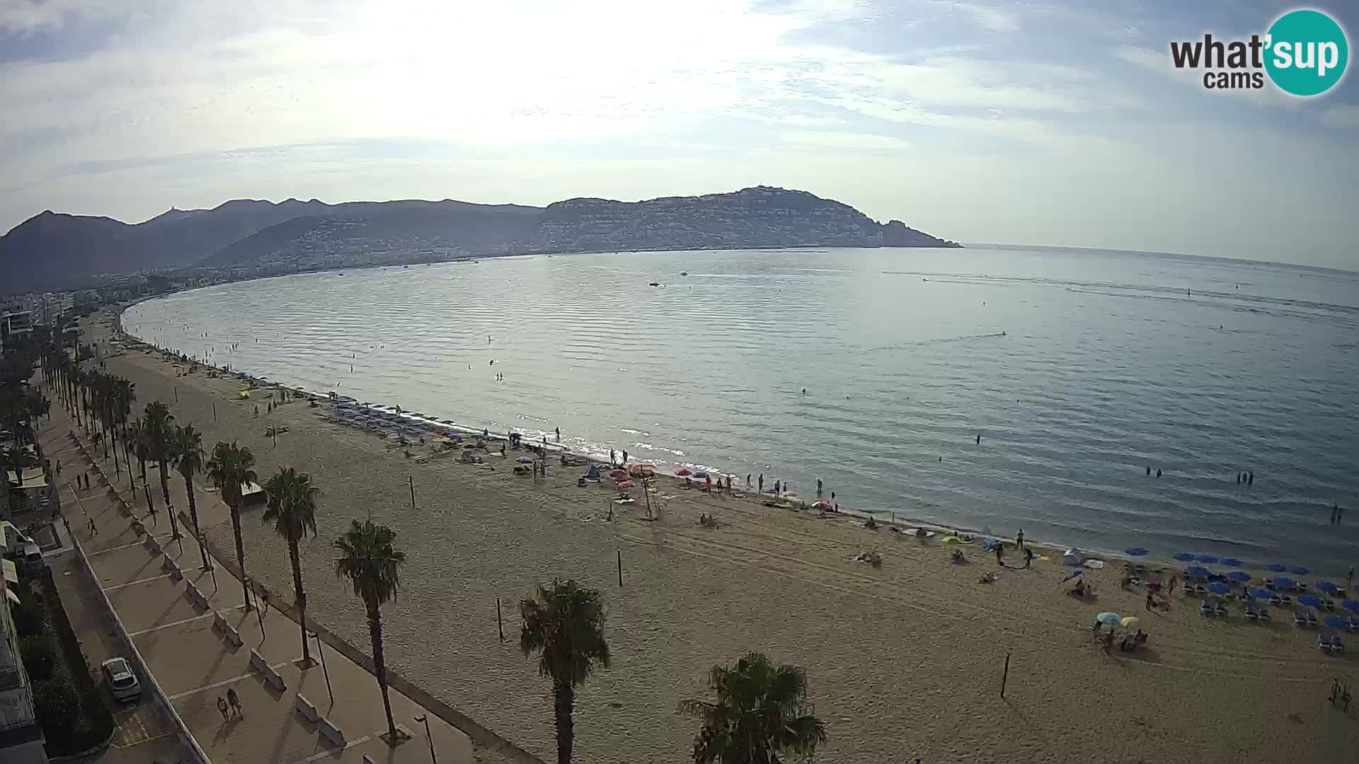 LIVEcam Roses plage Costa Brava – Hotel Montecarlo webcam Espagne