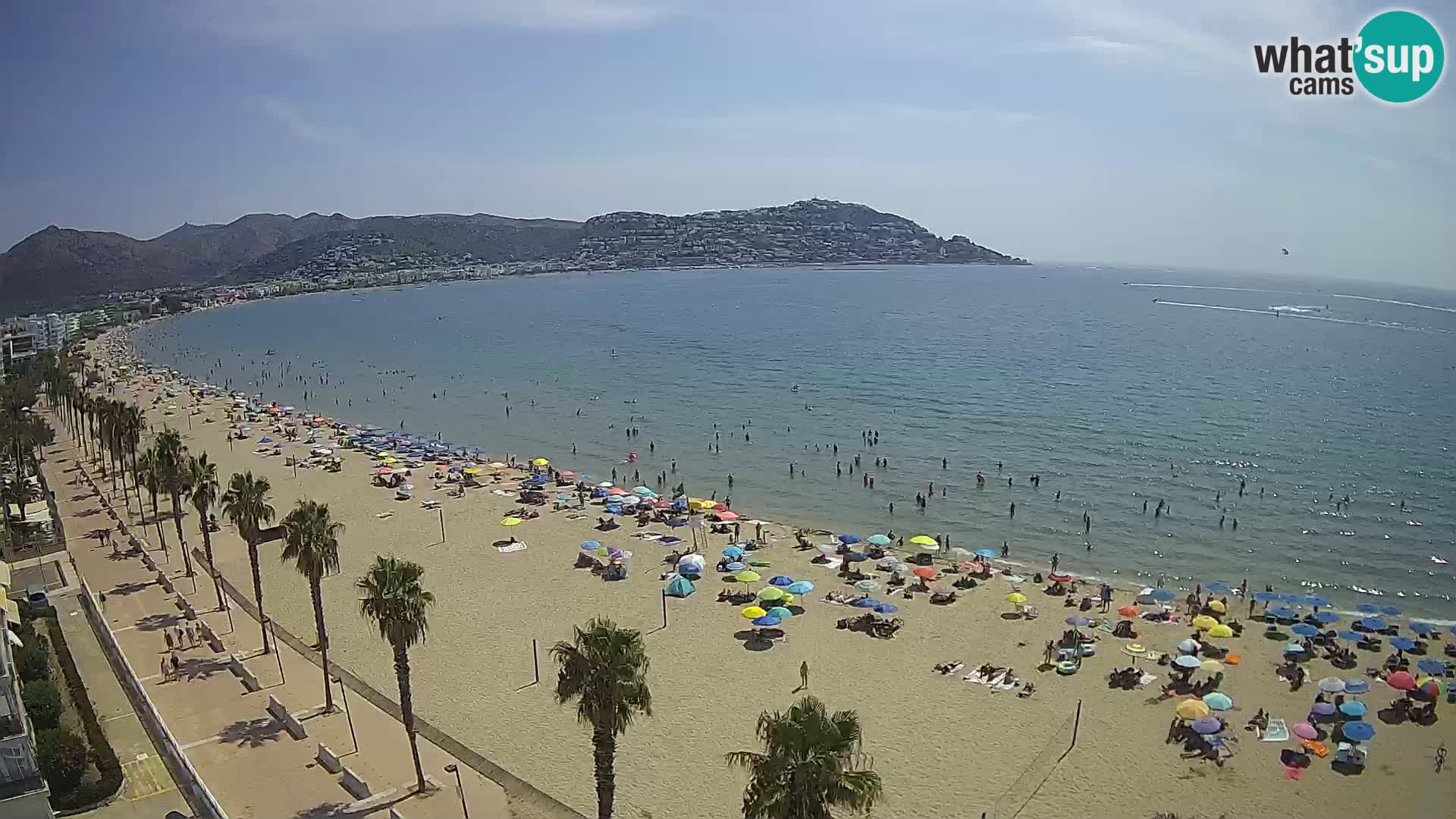 Webcam Costa Brava Roses Strand – Montecarlo Hotel livecam Spanien