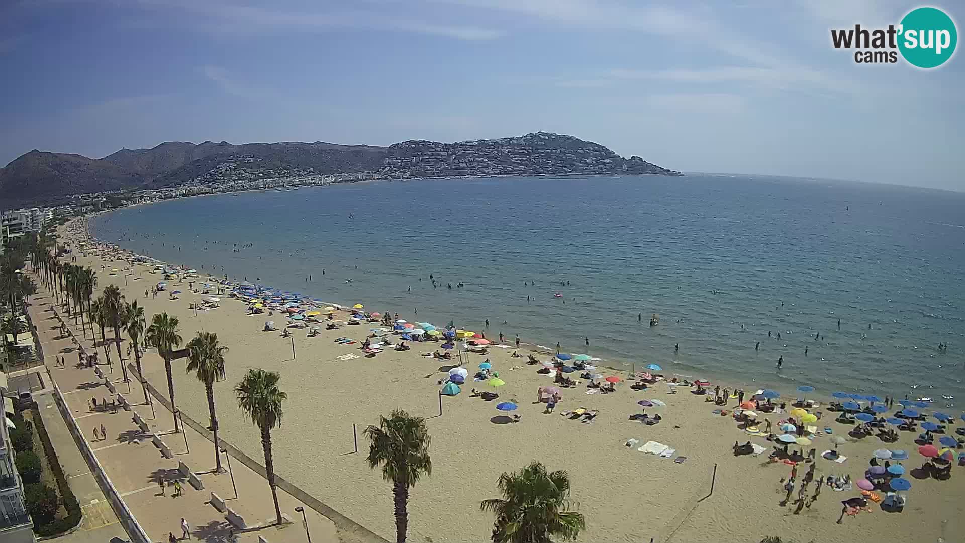 Roses camera en vivo playa Costa Brava- Hotel MonteCarlo