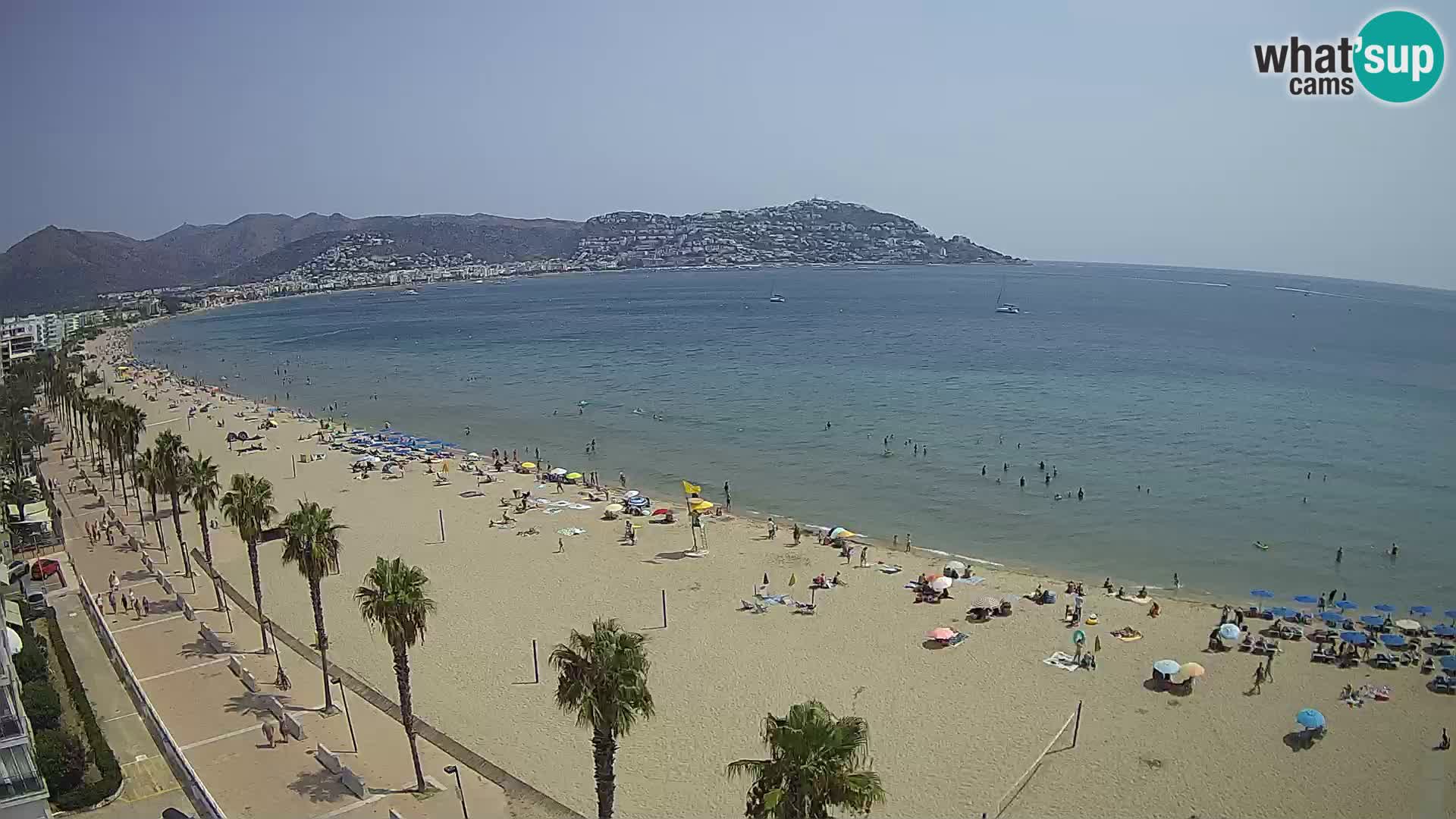 Roses camera en vivo playa Costa Brava- Hotel MonteCarlo