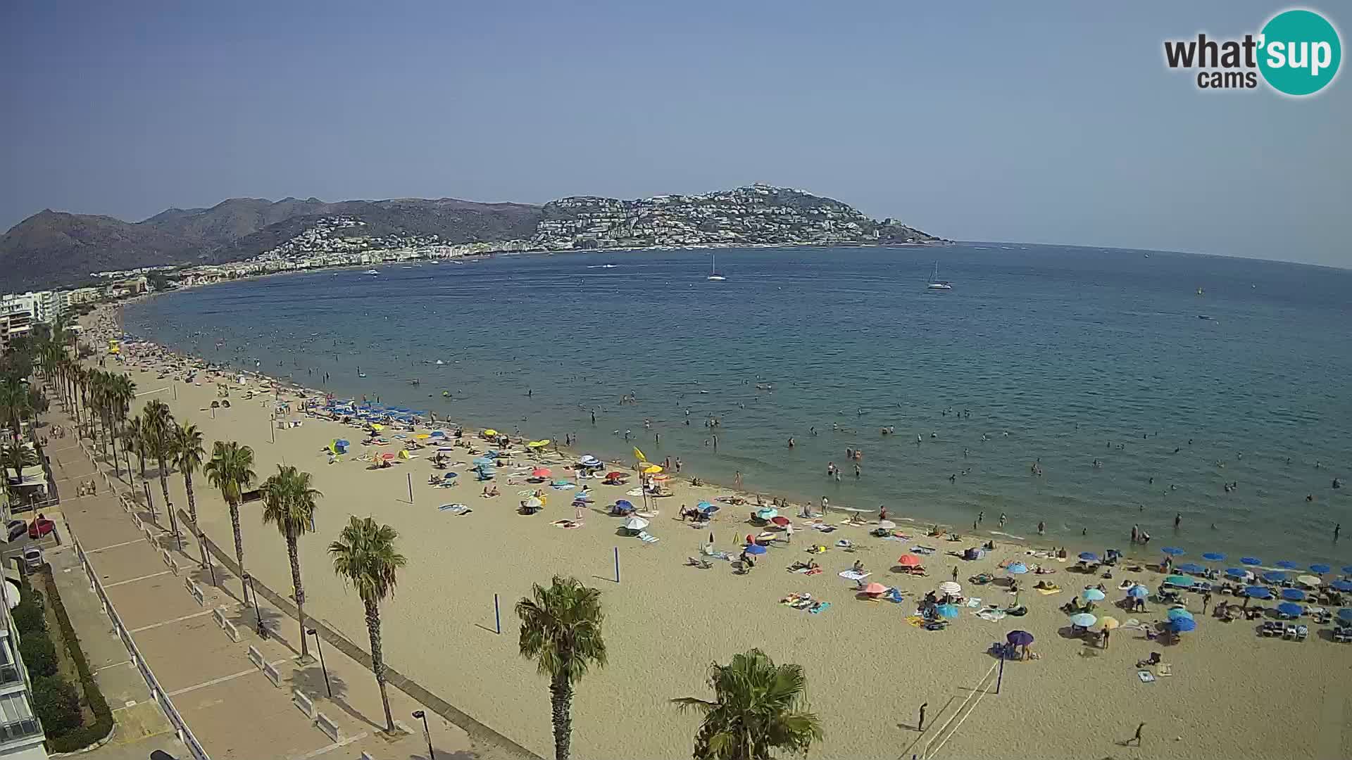 Live cam Roses  – Costa Brava spiaggia – Hotel MonteCarlo