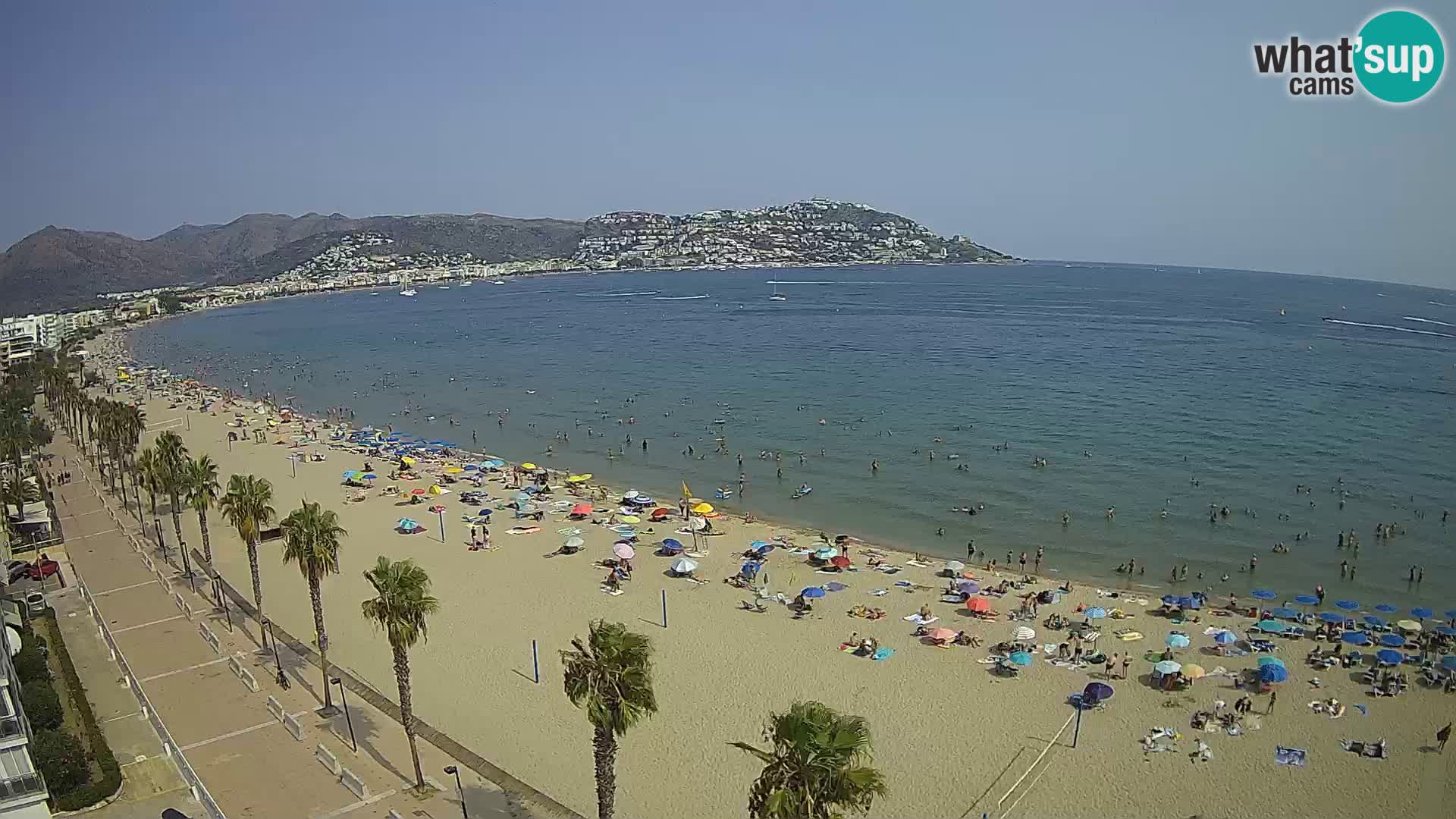 Live cam Roses  – Costa Brava spiaggia – Hotel MonteCarlo