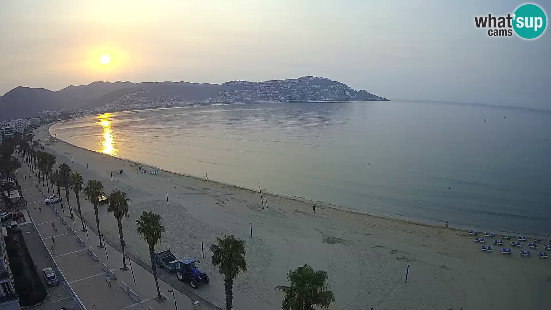 LIVEcam Roses plage Costa Brava – Hotel Montecarlo webcam Espagne