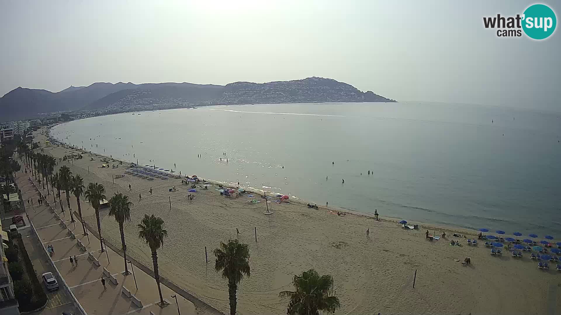 Webcam Costa Brava Roses Strand – Montecarlo Hotel livecam Spanien