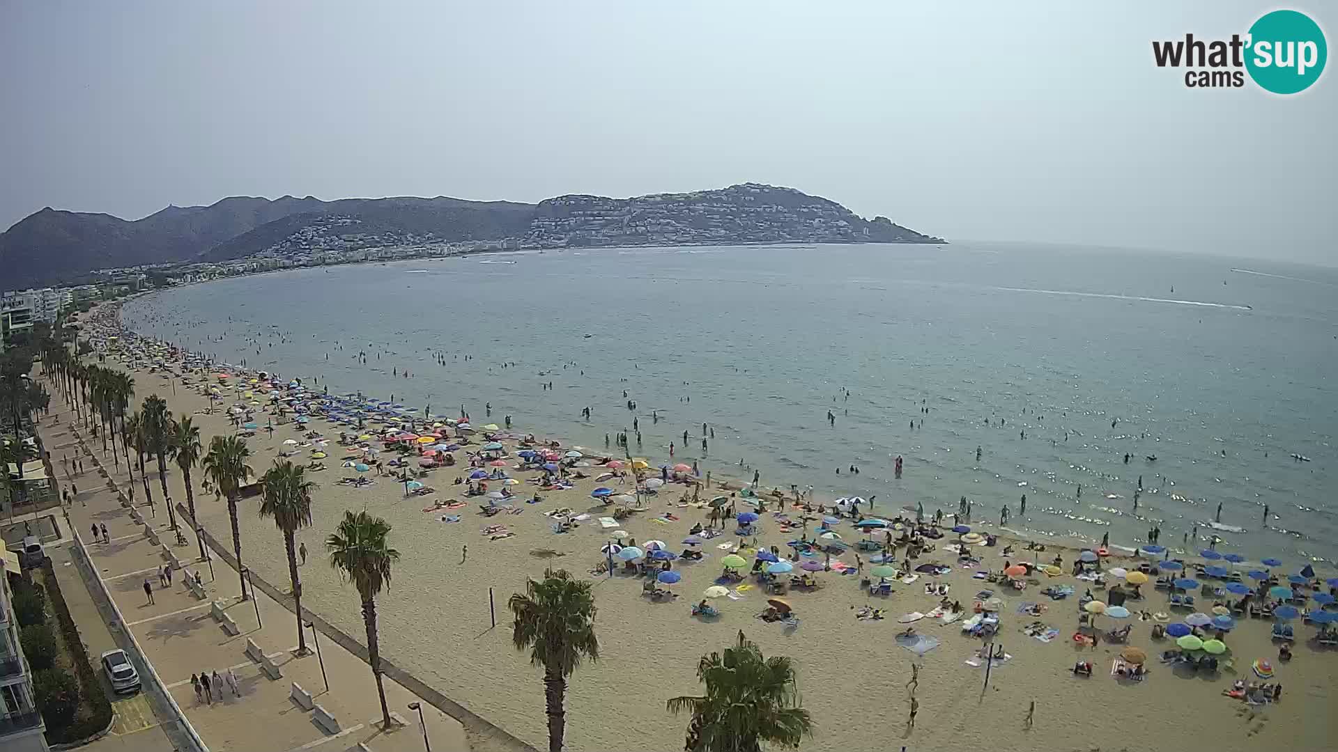 Webcam Costa Brava Roses Strand – Montecarlo Hotel livecam Spanien