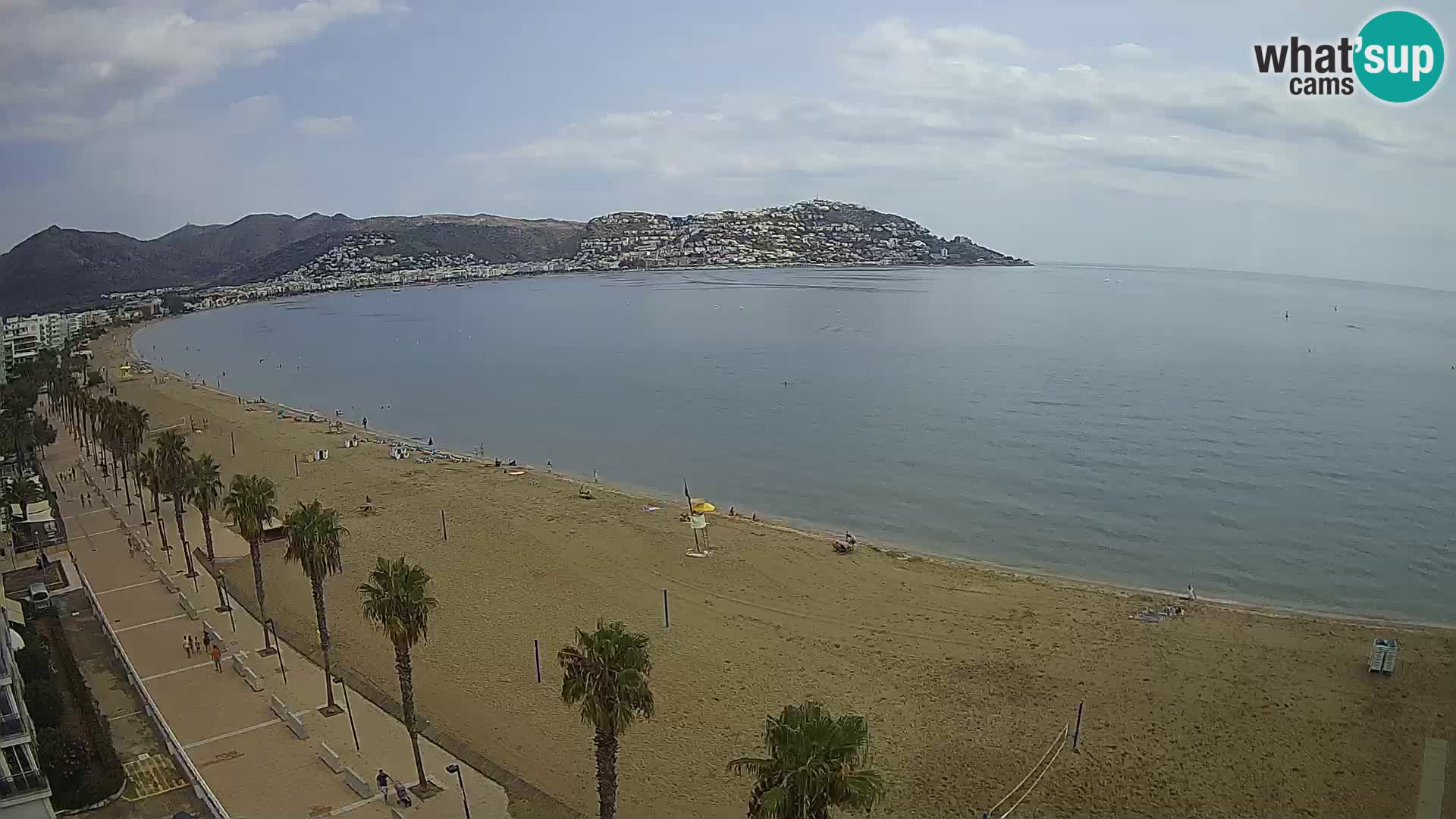 Live cam Roses  – Costa Brava spiaggia – Hotel MonteCarlo