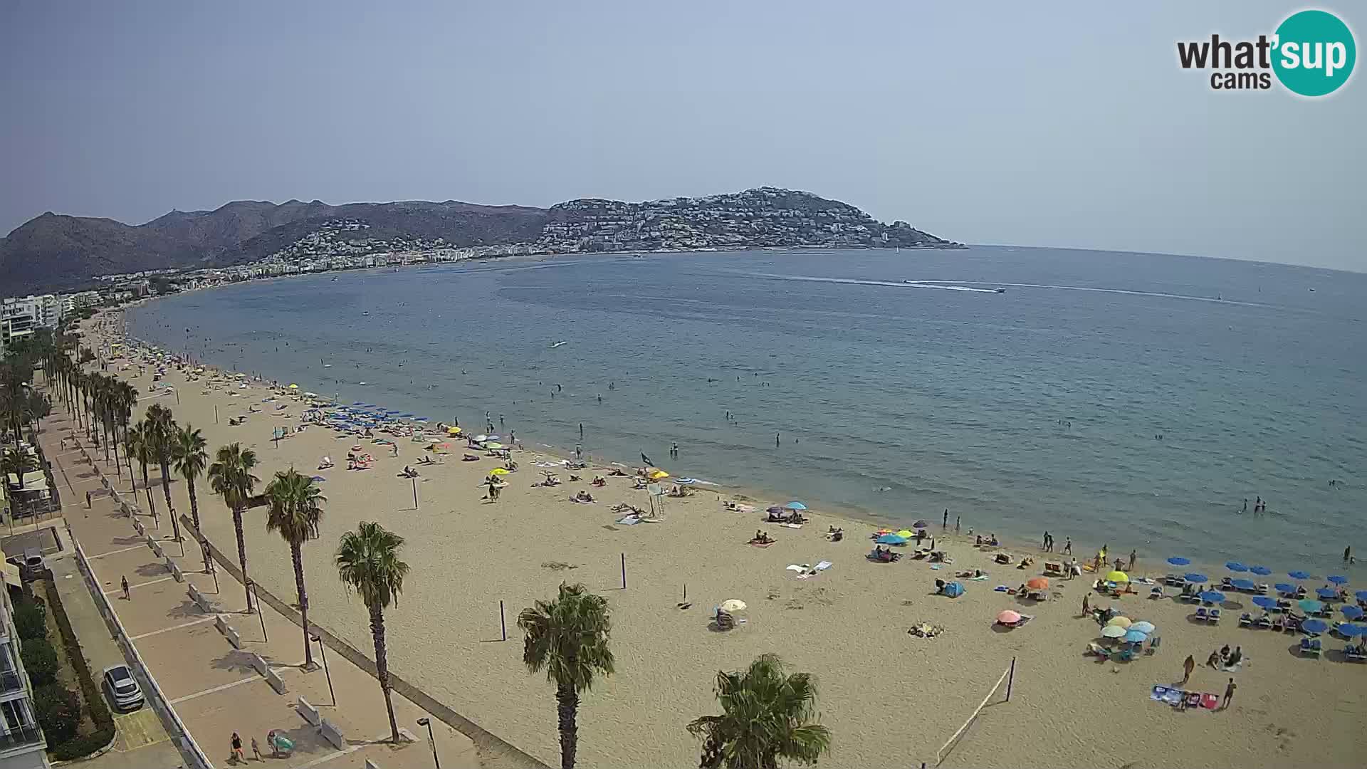 Webcam Costa Brava Roses Strand – Montecarlo Hotel livecam Spanien