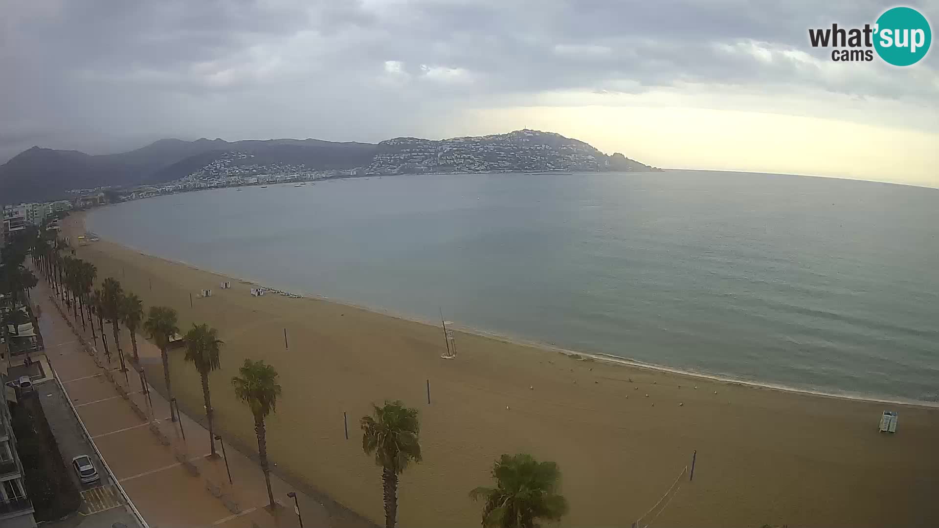 LIVEcam Roses plage Costa Brava – Hotel Montecarlo webcam Espagne