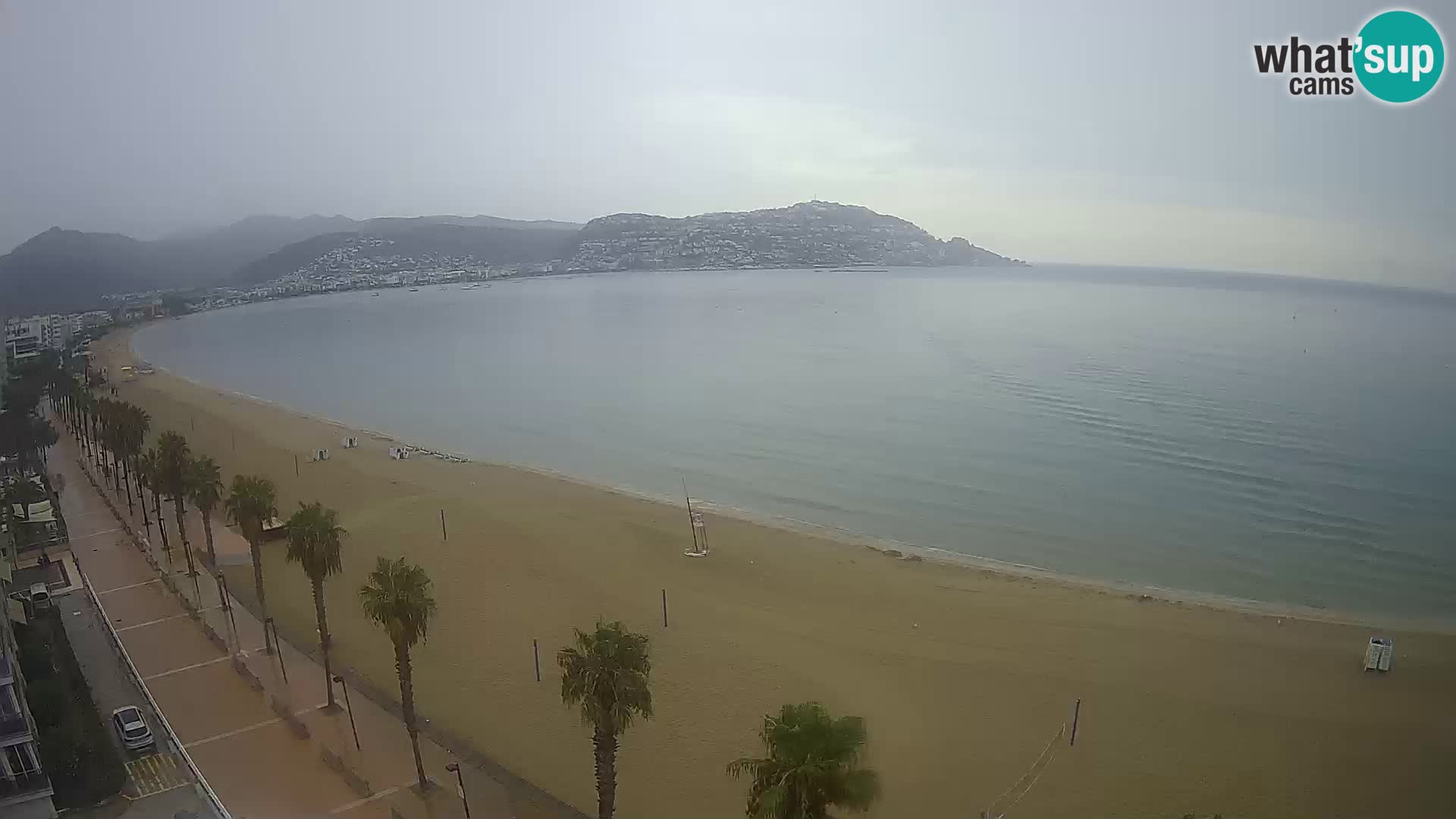 LIVEcam Roses plage Costa Brava – Hotel Montecarlo webcam Espagne