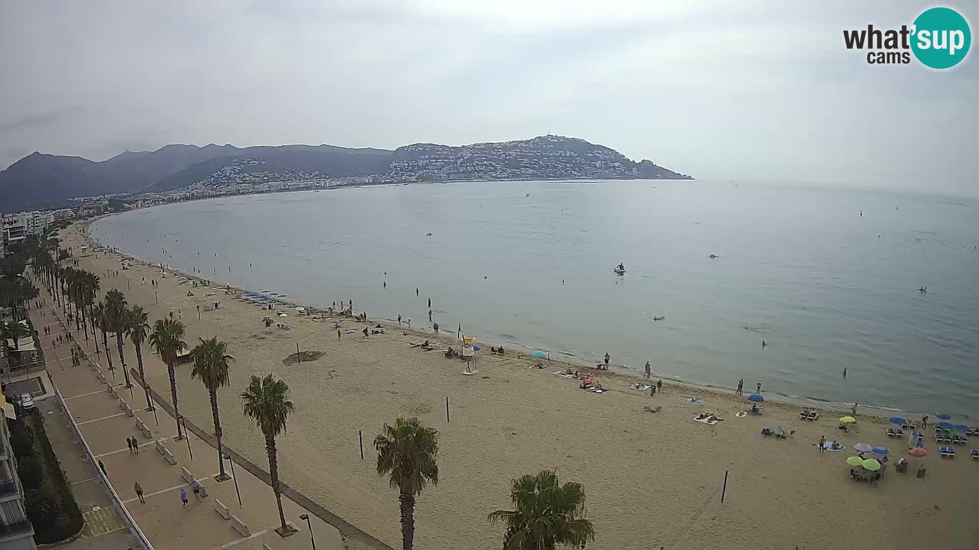 Webcam Costa Brava Roses Strand – Montecarlo Hotel livecam Spanien