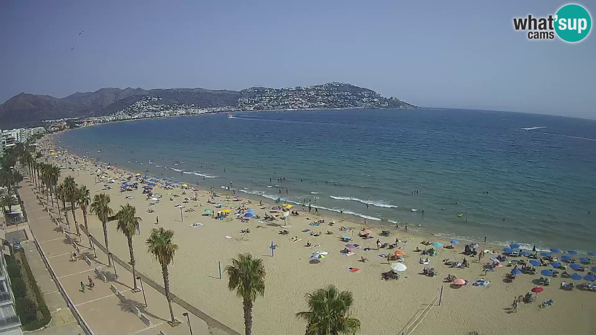 Roses camera en vivo playa Costa Brava- Hotel MonteCarlo