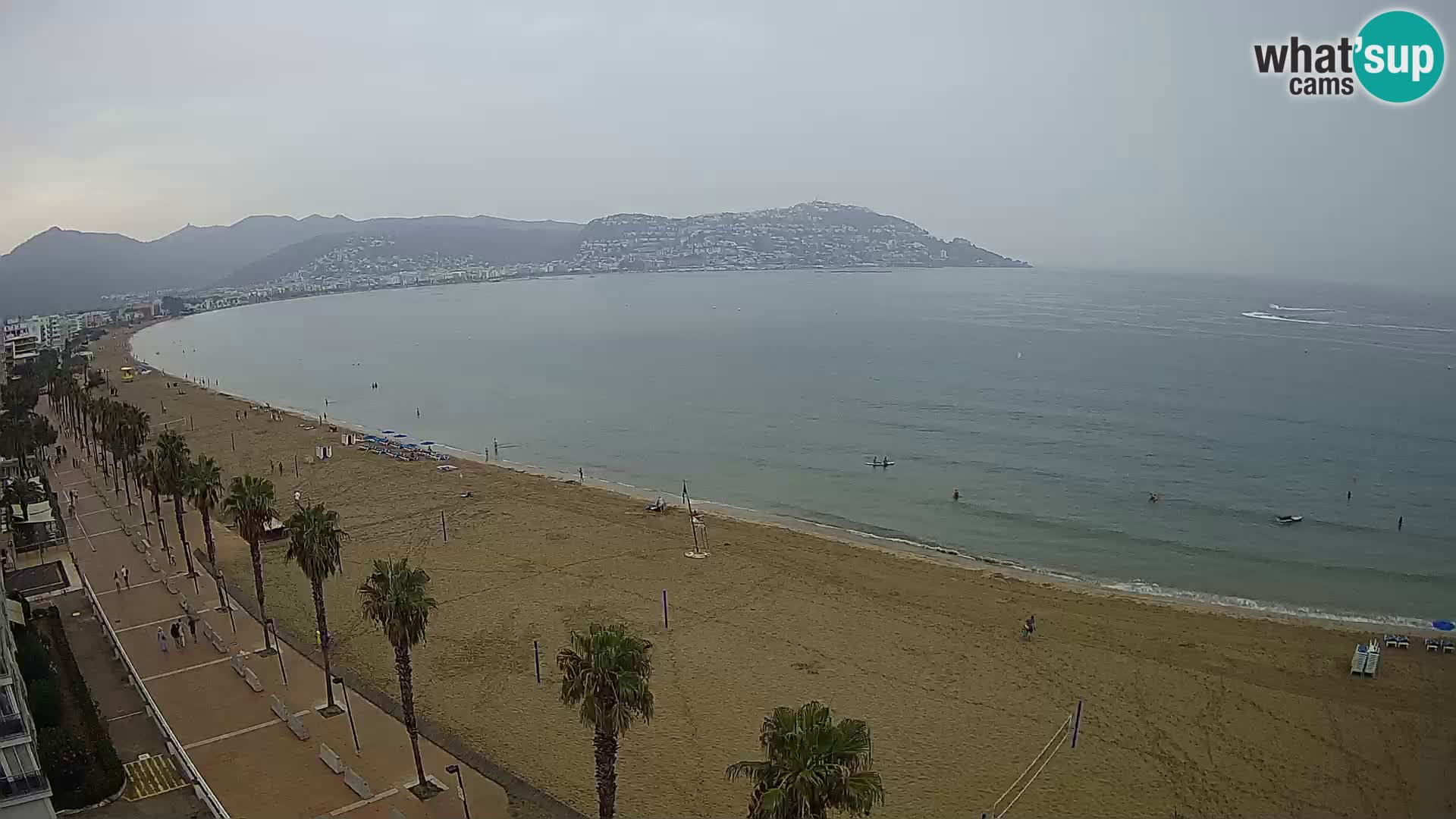 LIVEcam Roses plage Costa Brava – Hotel Montecarlo webcam Espagne