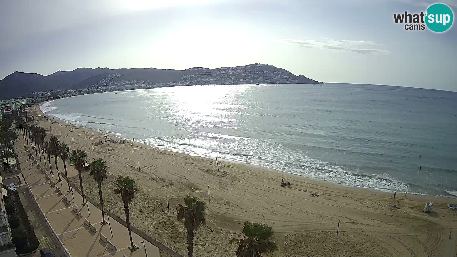 Webcam Costa Brava Roses Strand – Montecarlo Hotel livecam Spanien