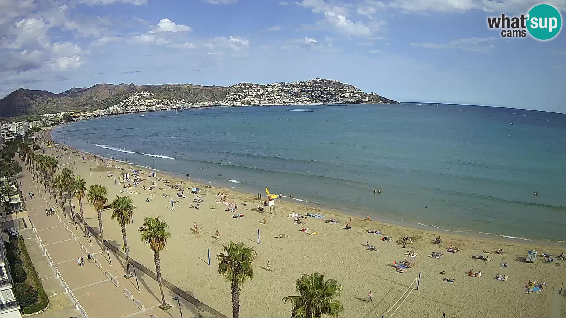 Webcam Costa Brava Roses Strand – Montecarlo Hotel livecam Spanien