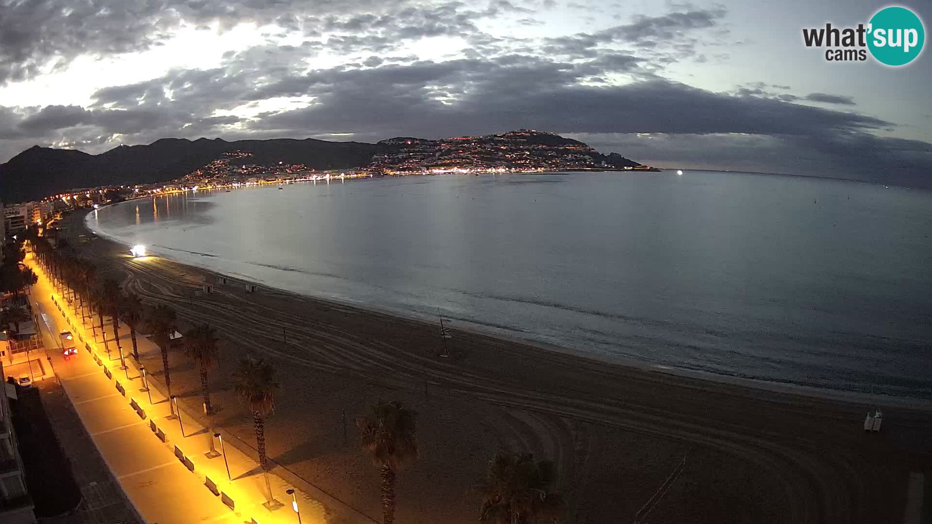LIVEcam Roses plage Costa Brava – Hotel Montecarlo webcam Espagne