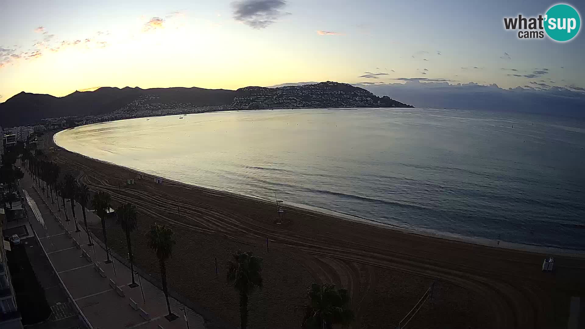 LIVEcam Roses plage Costa Brava – Hotel Montecarlo webcam Espagne