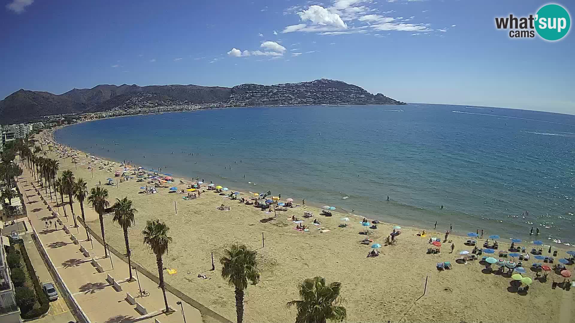 Webcam Costa Brava Roses Strand – Montecarlo Hotel livecam Spanien