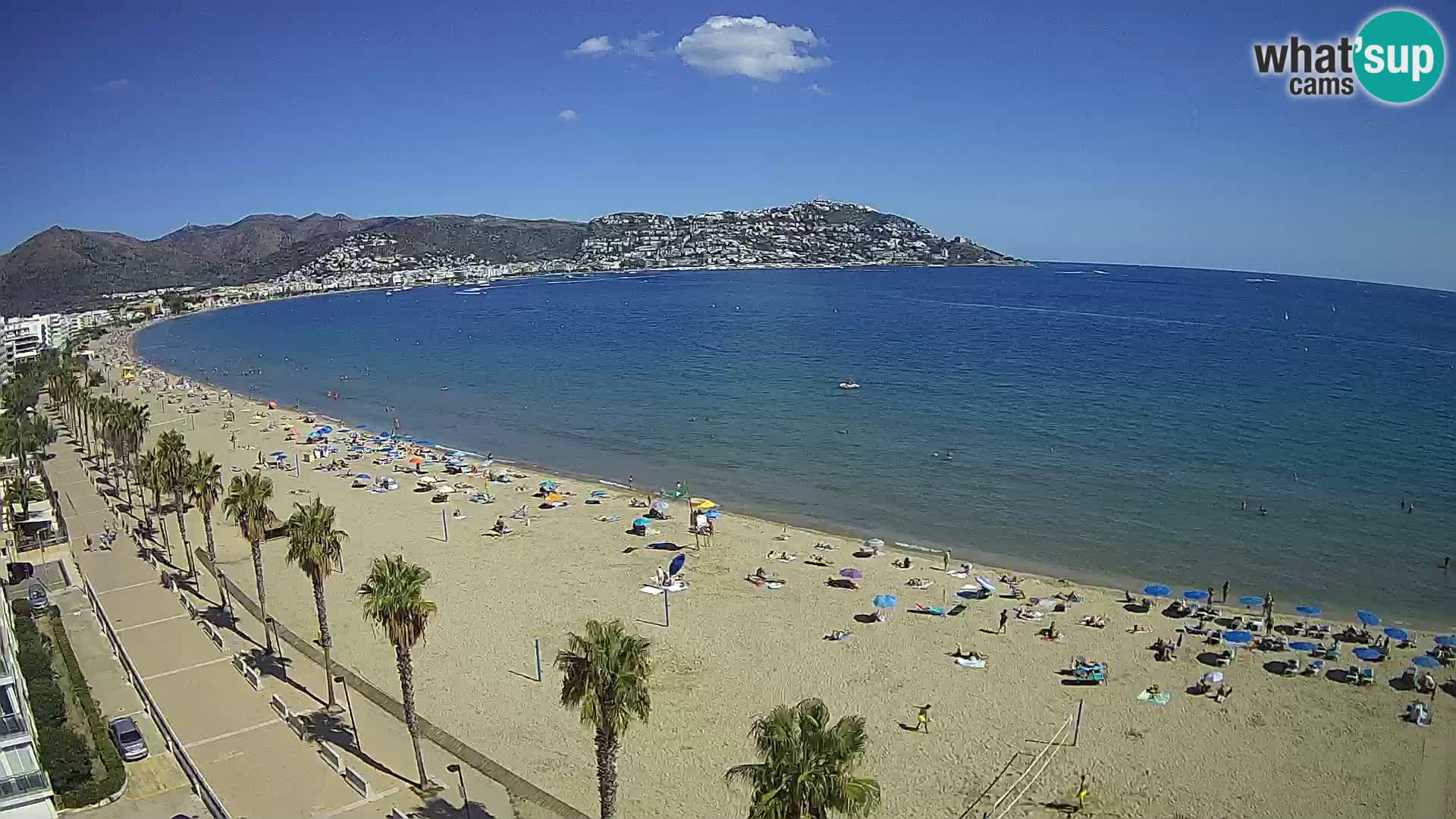 Webcam Costa Brava Roses Strand – Montecarlo Hotel livecam Spanien