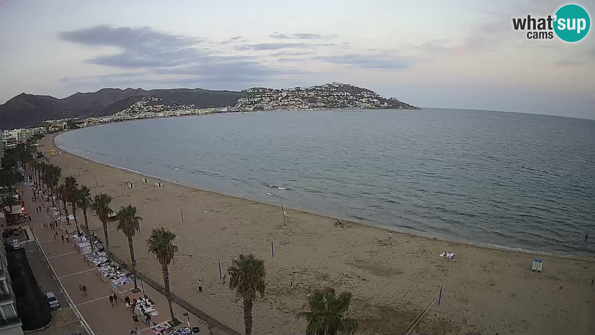 Webcam Costa Brava Roses Strand – Montecarlo Hotel livecam Spanien