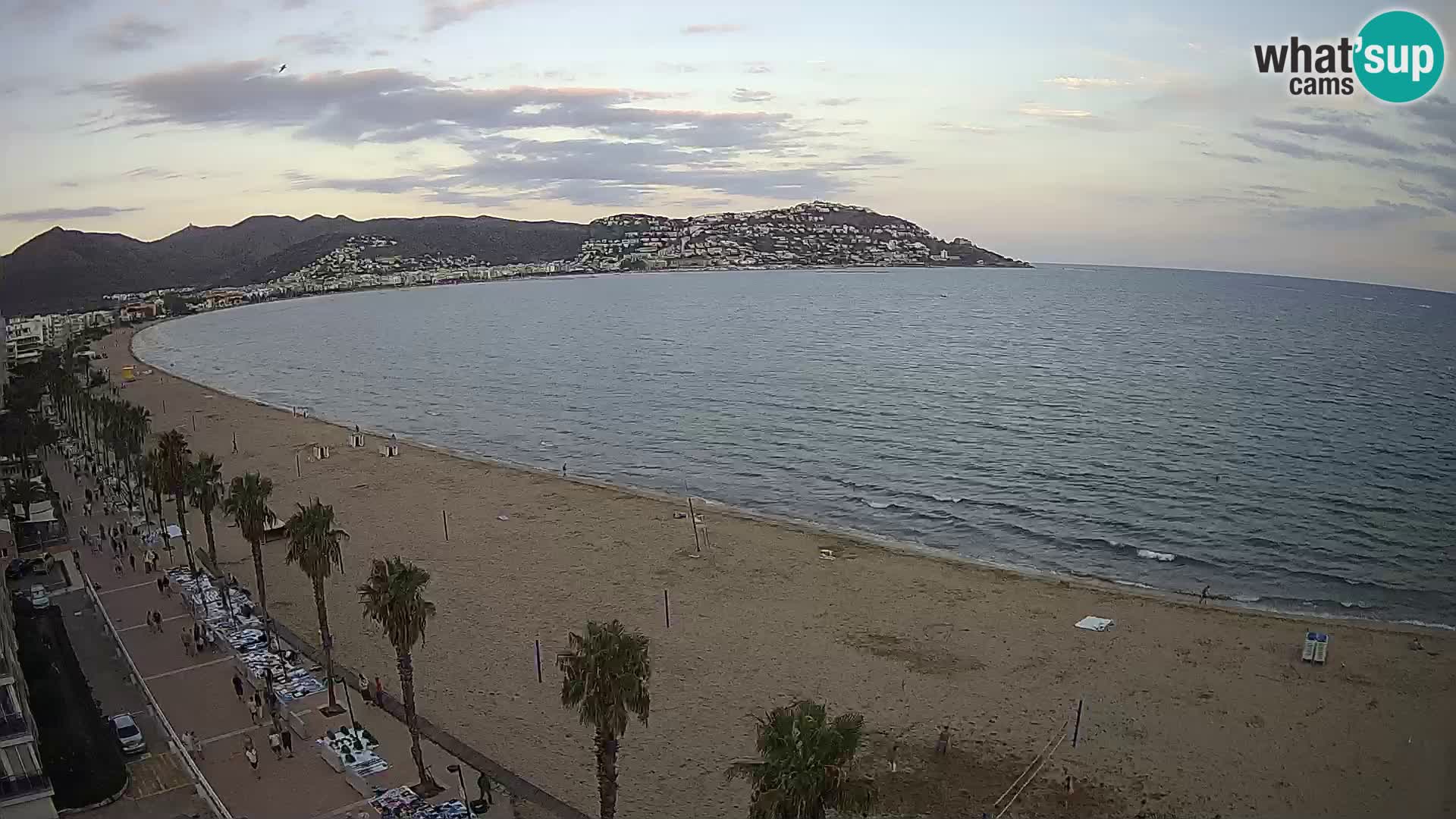 Webcam Costa Brava Roses Strand – Montecarlo Hotel livecam Spanien
