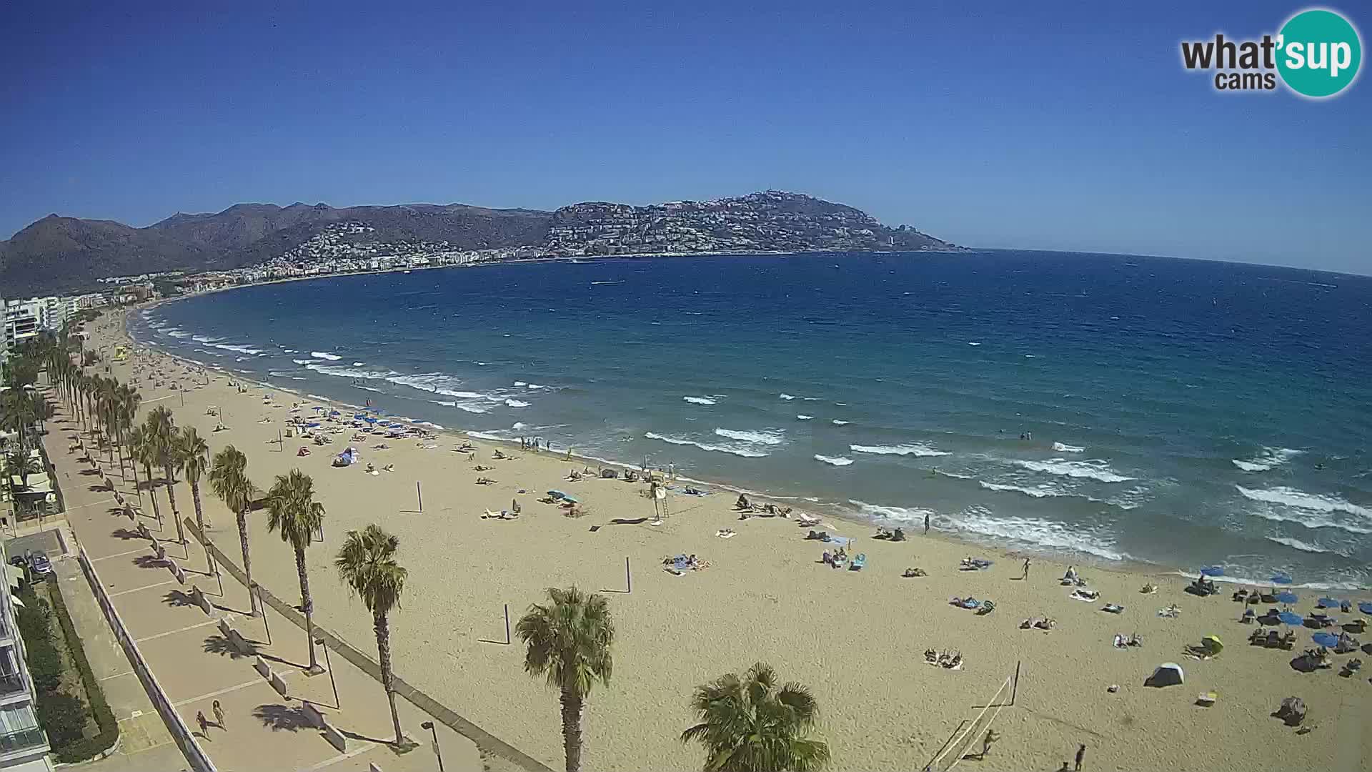 Live cam Roses  – Costa Brava spiaggia – Hotel MonteCarlo