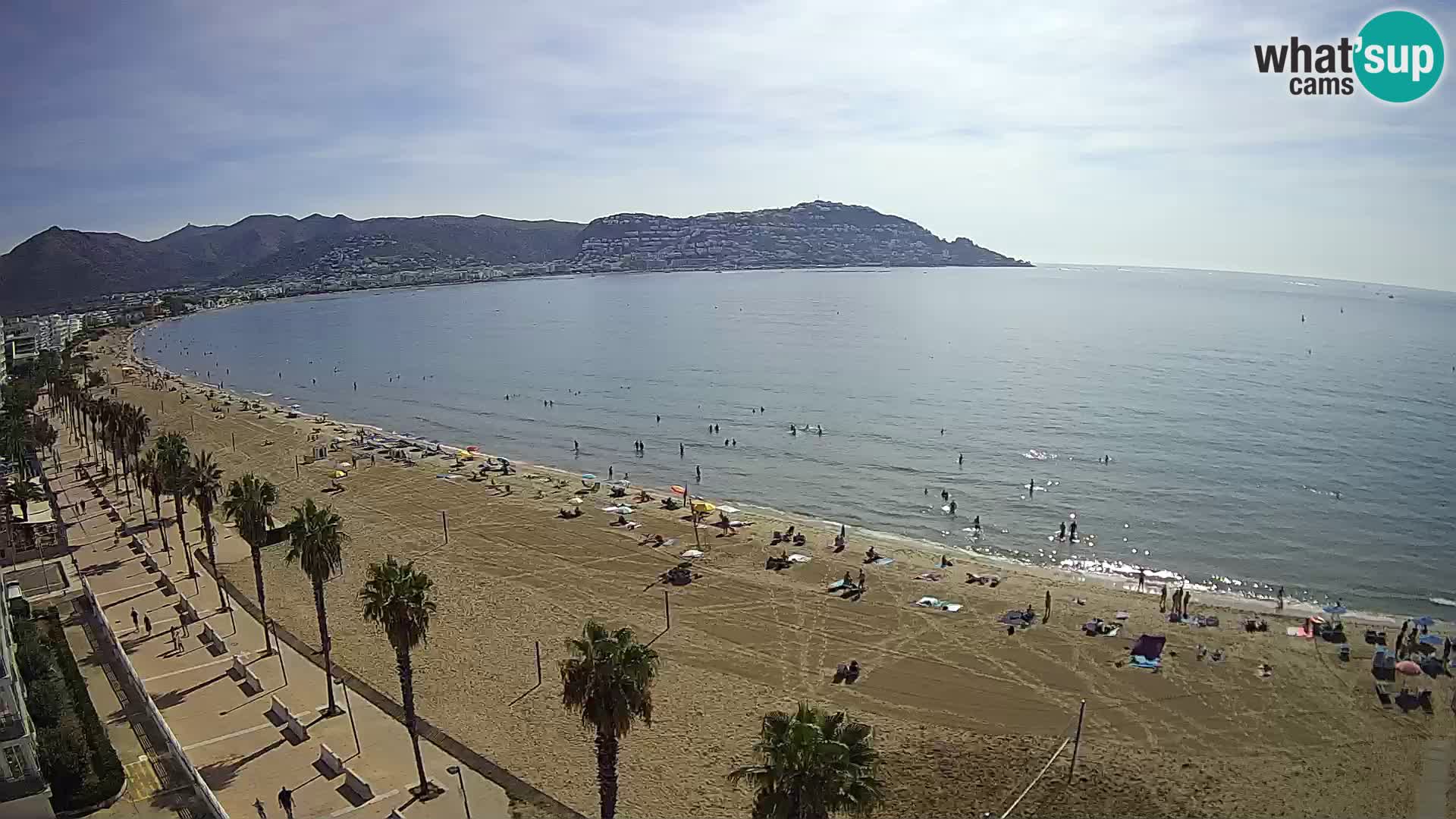 Webcam Costa Brava Roses Strand – Montecarlo Hotel livecam Spanien