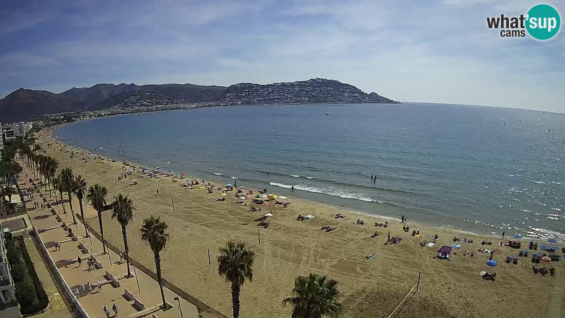 Live cam Roses  – Costa Brava spiaggia – Hotel MonteCarlo