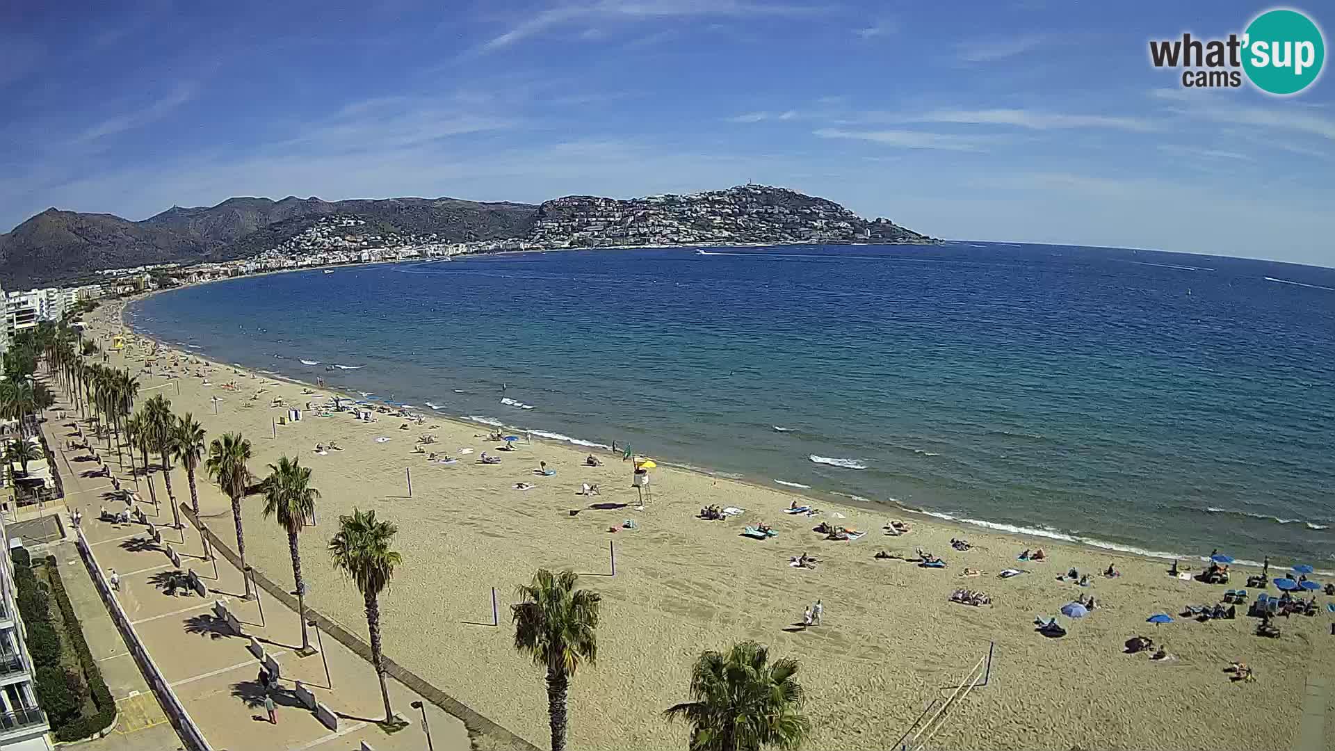 Live cam Roses  – Costa Brava spiaggia – Hotel MonteCarlo