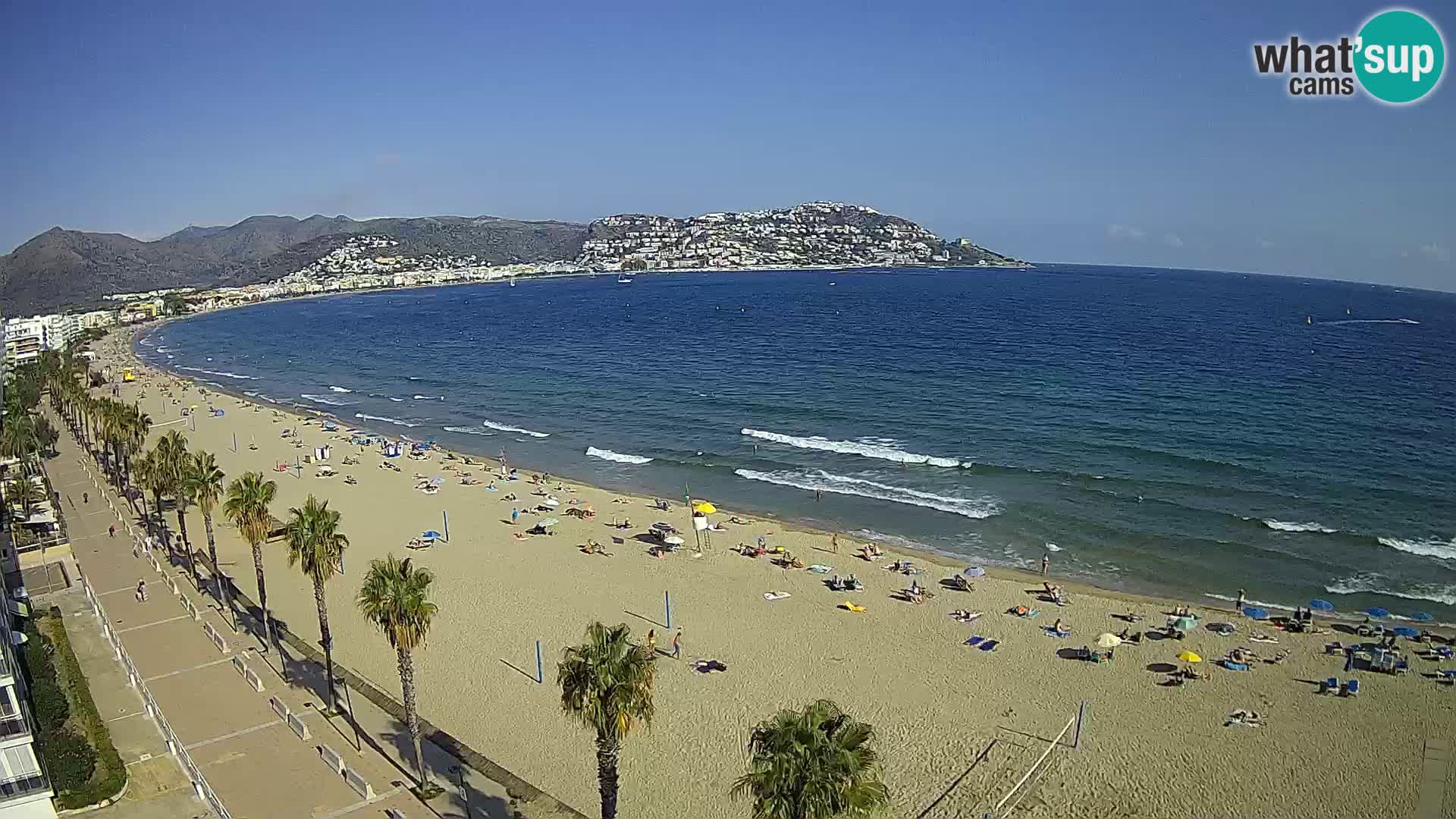 Webcam Costa Brava Roses Strand – Montecarlo Hotel livecam Spanien