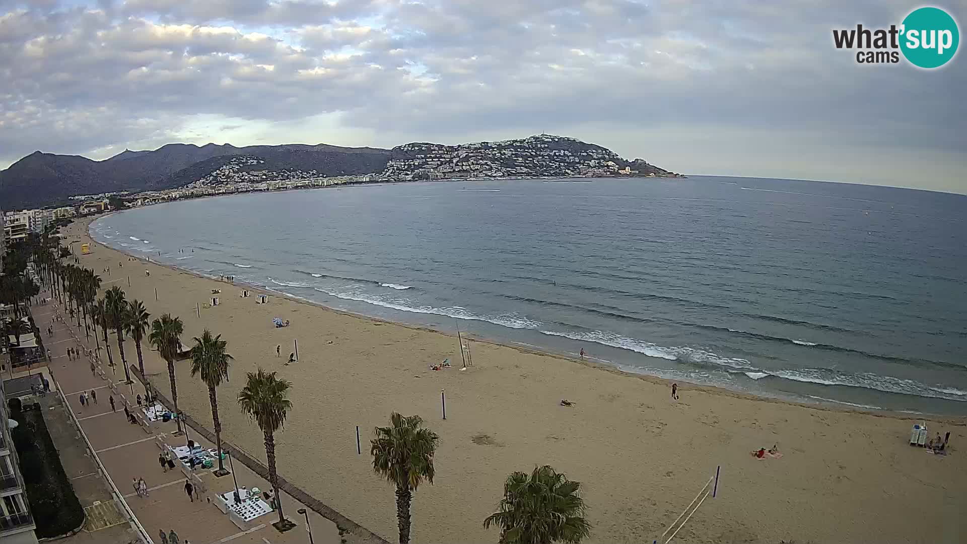 Webcam Costa Brava Roses Strand – Montecarlo Hotel livecam Spanien
