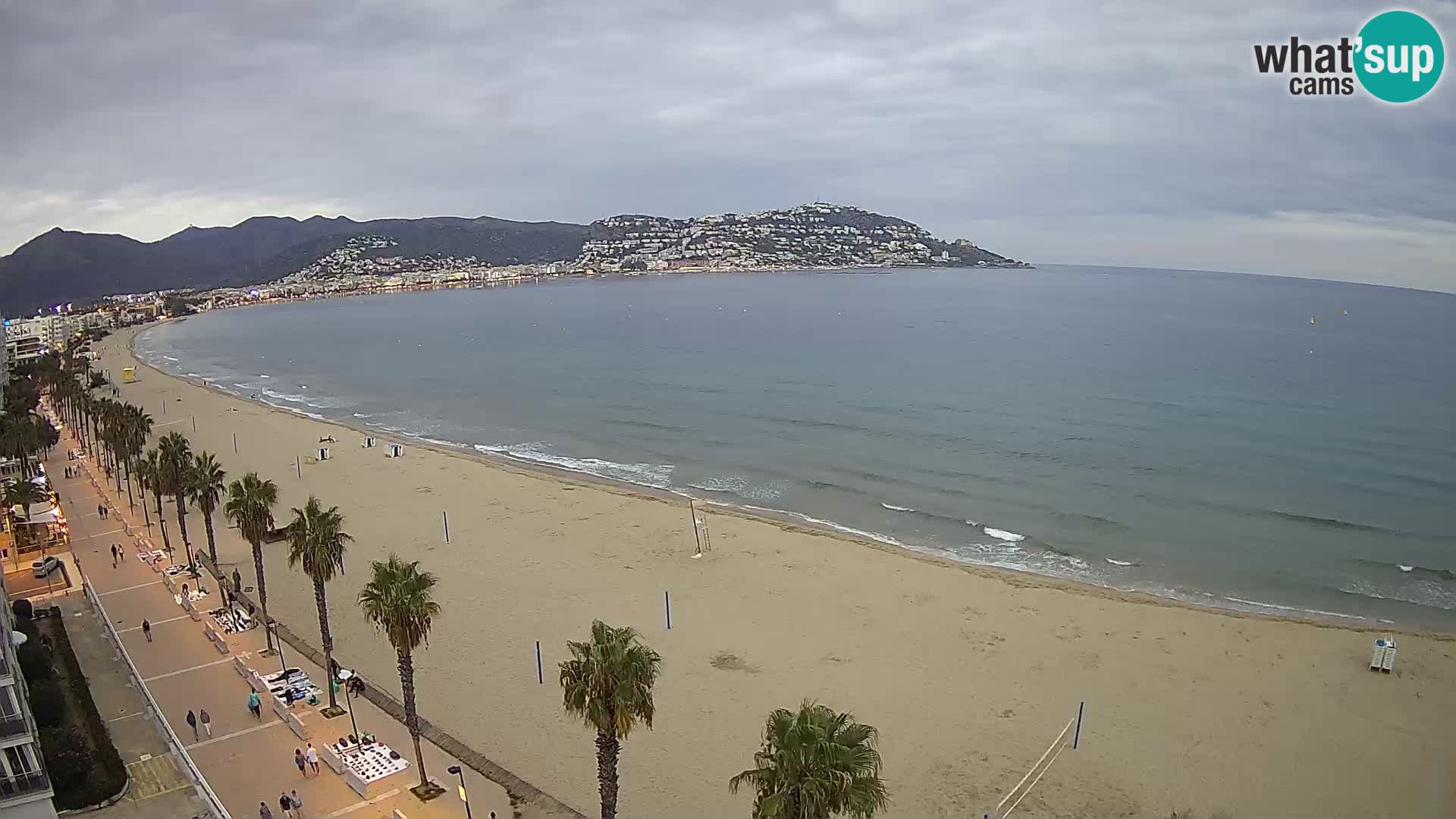 Webcam Costa Brava Roses Strand – Montecarlo Hotel livecam Spanien