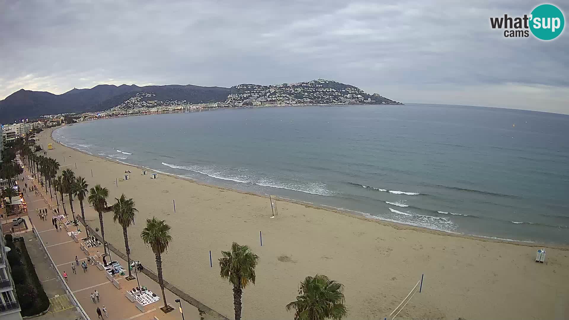 Webcam Costa Brava Roses Strand – Montecarlo Hotel livecam Spanien