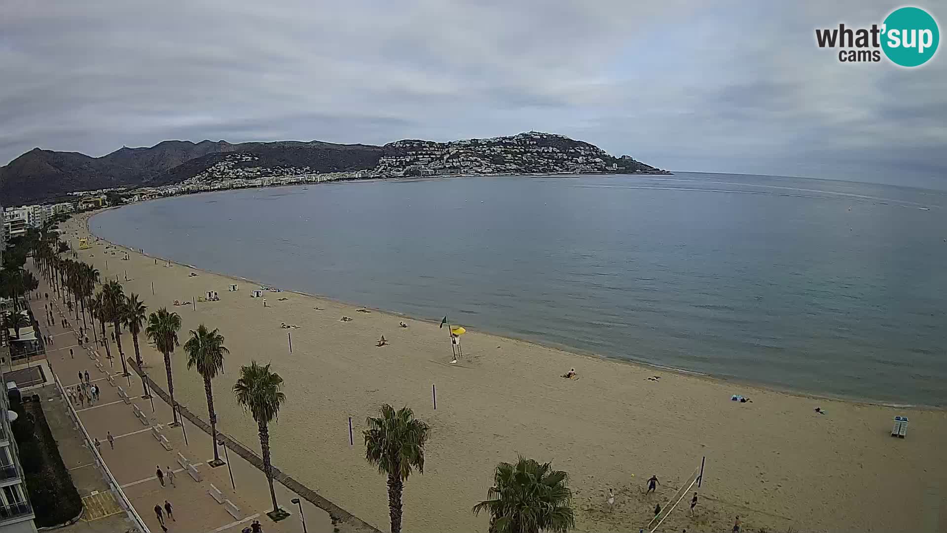 Webcam Costa Brava Roses Strand – Montecarlo Hotel livecam Spanien