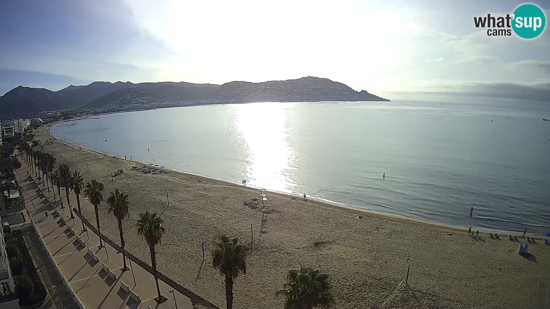 Webcam Costa Brava Roses Strand – Montecarlo Hotel livecam Spanien
