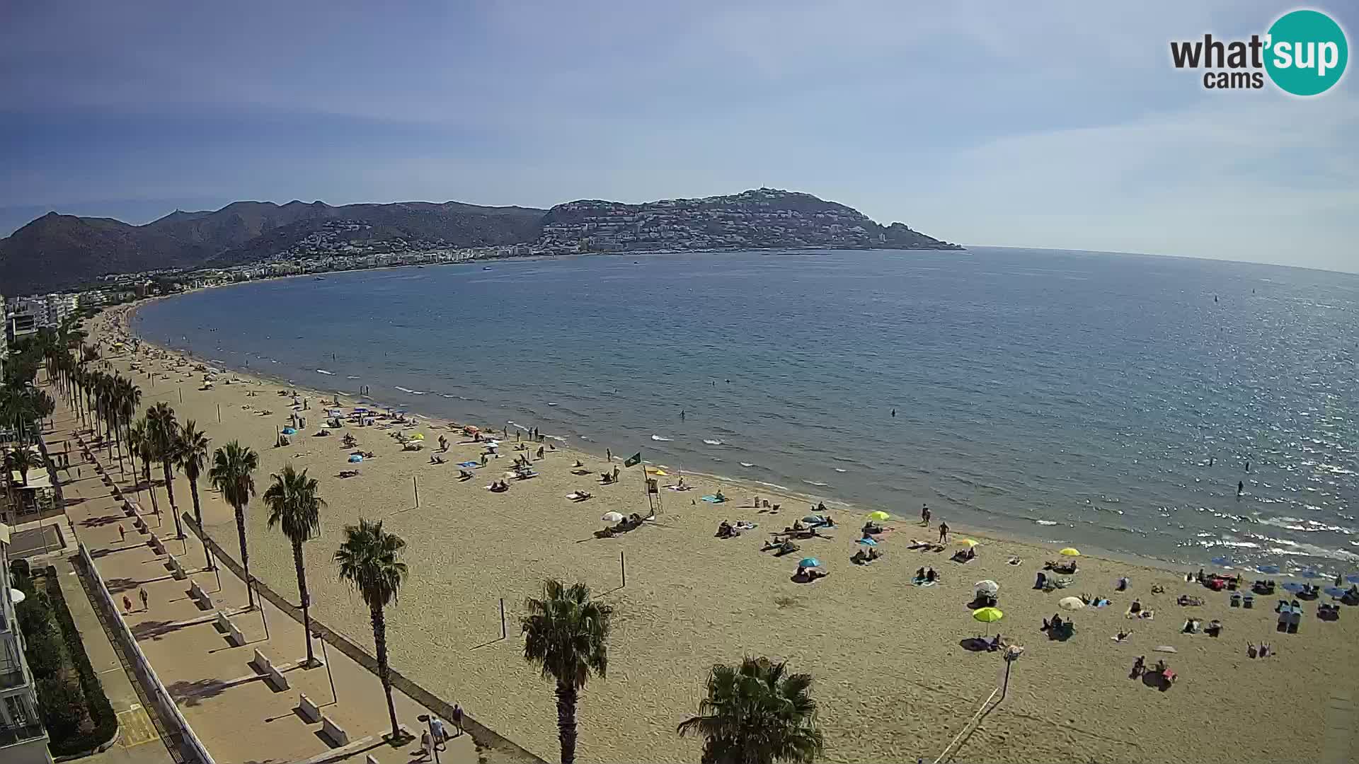 Roses camera en vivo playa Costa Brava- Hotel MonteCarlo