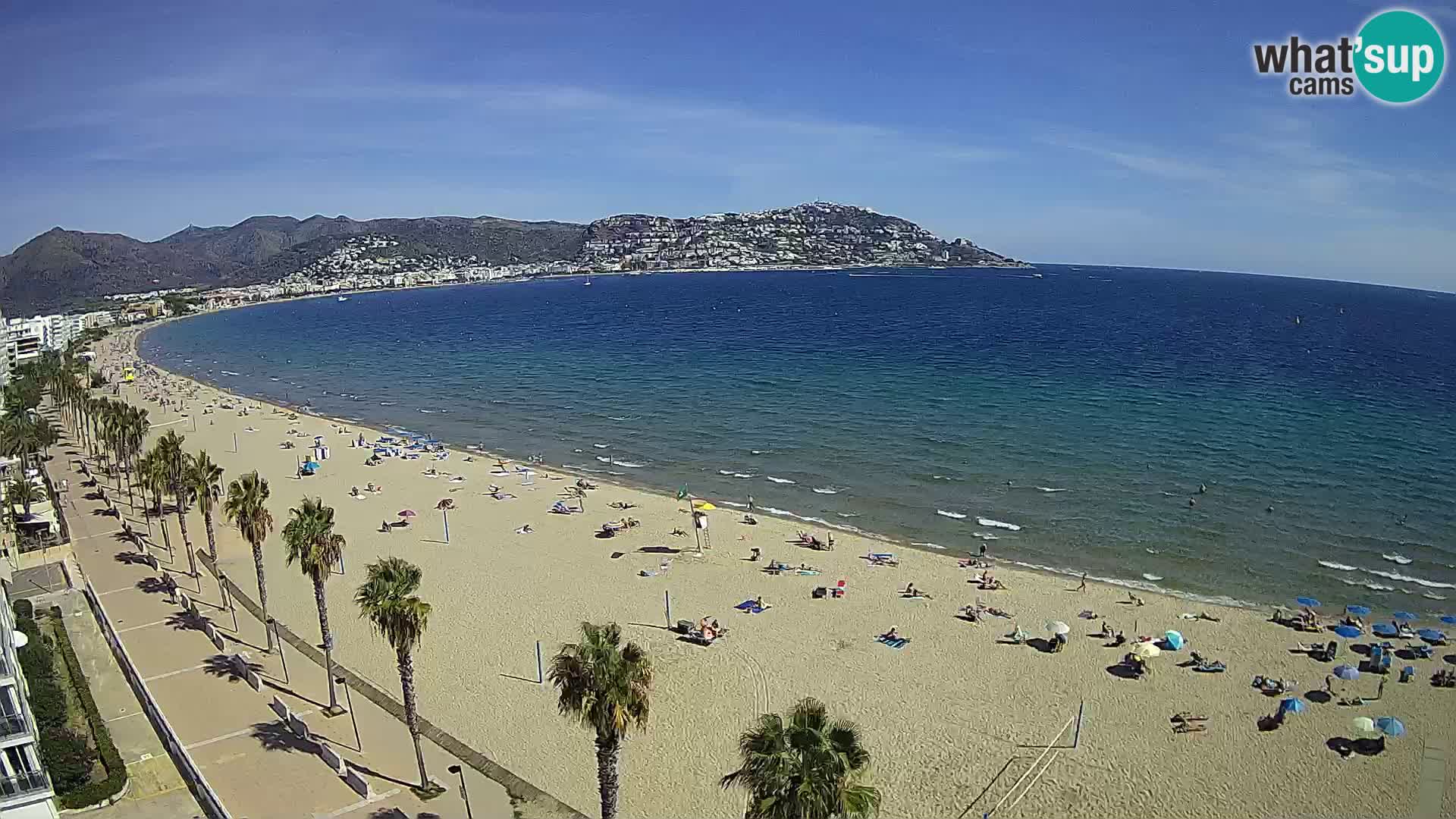 Live cam Roses  – Costa Brava spiaggia – Hotel MonteCarlo