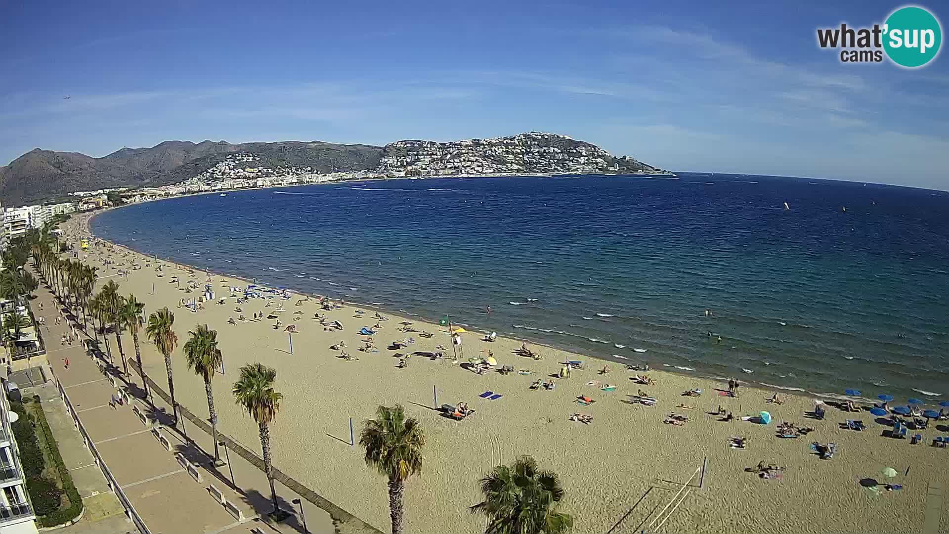 Roses camera en vivo playa Costa Brava- Hotel MonteCarlo