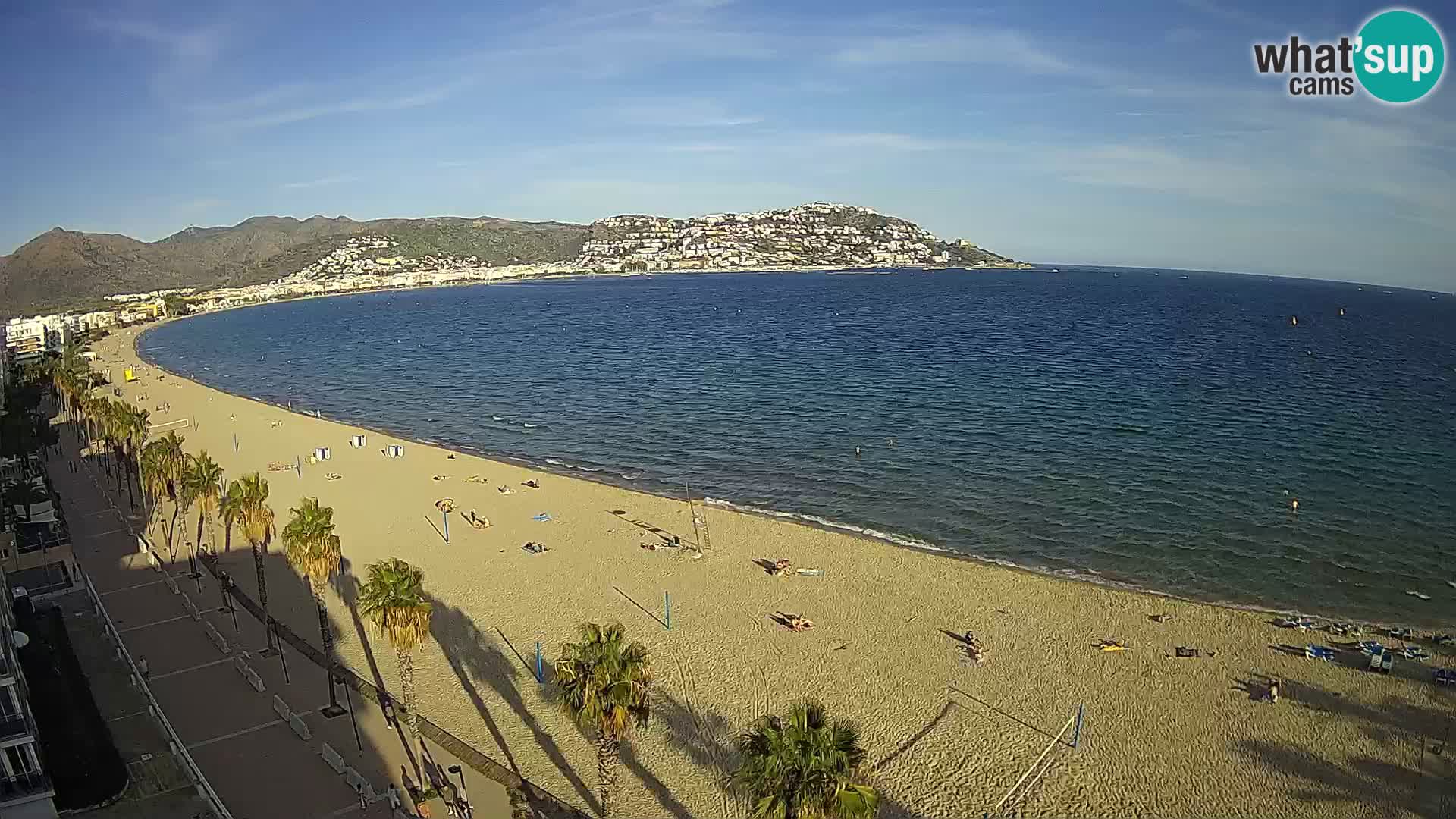 Live cam Roses  – Costa Brava spiaggia – Hotel MonteCarlo