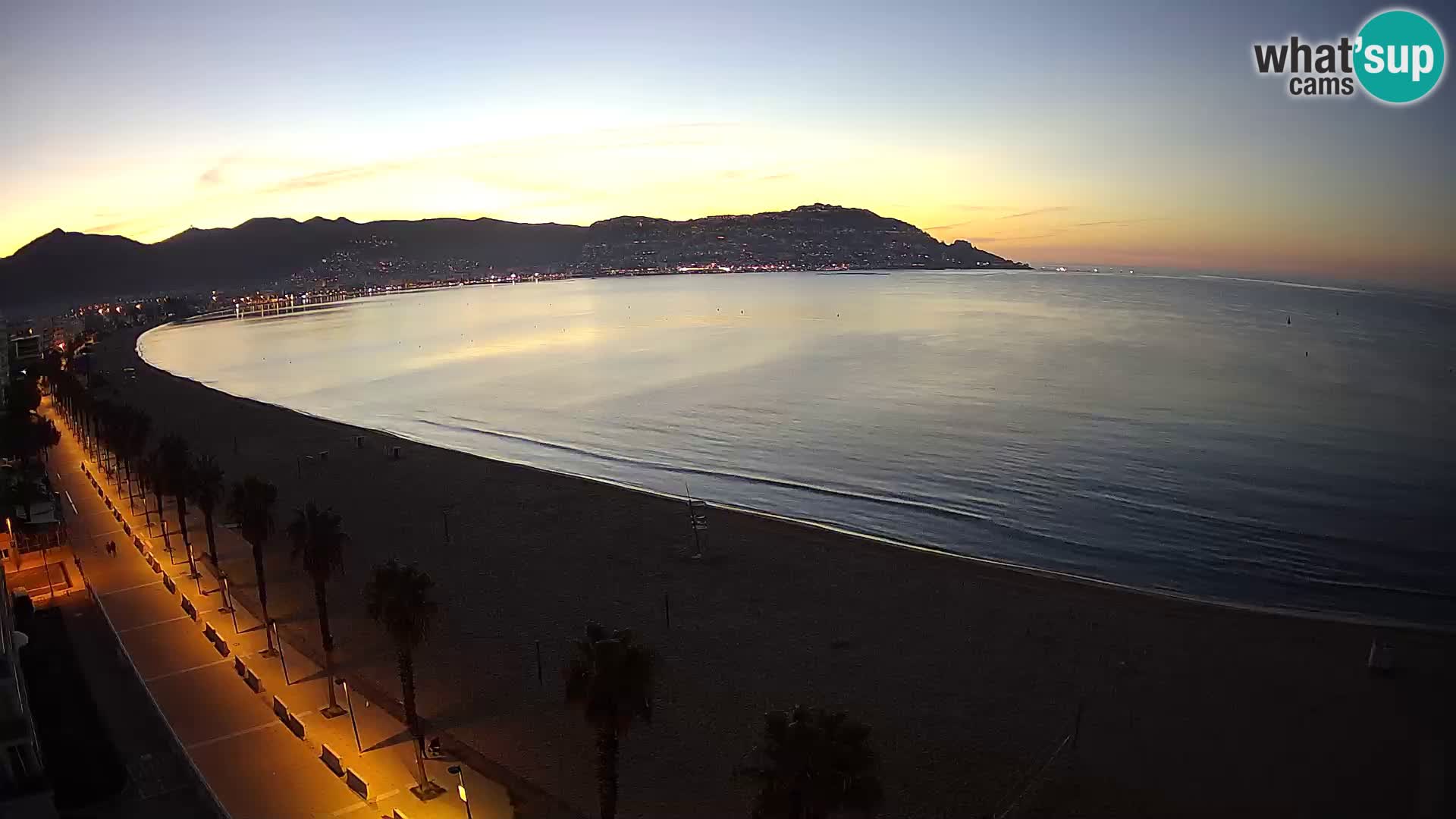 LIVEcam Roses plage Costa Brava – Hotel Montecarlo webcam Espagne