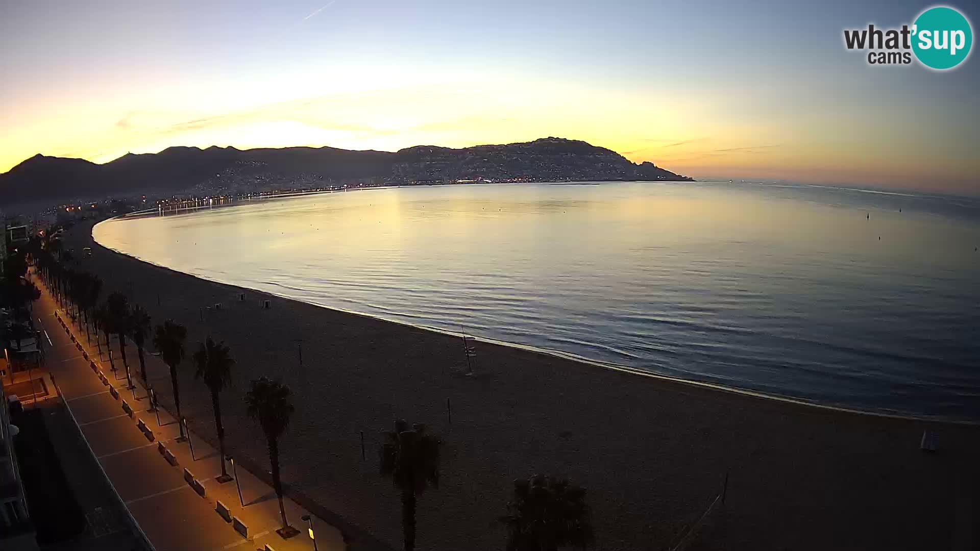 Webcam Costa Brava Roses Strand – Montecarlo Hotel livecam Spanien