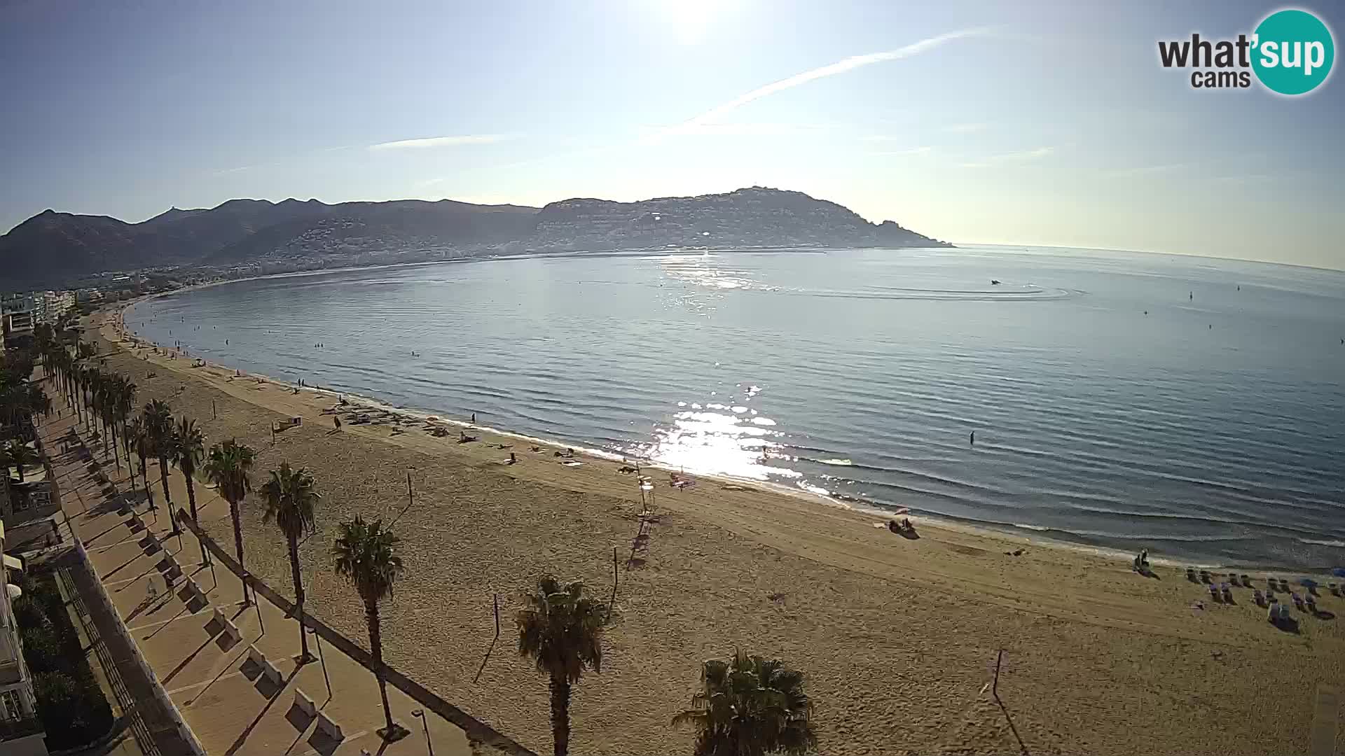 Webcam Costa Brava Roses Strand – Montecarlo Hotel livecam Spanien