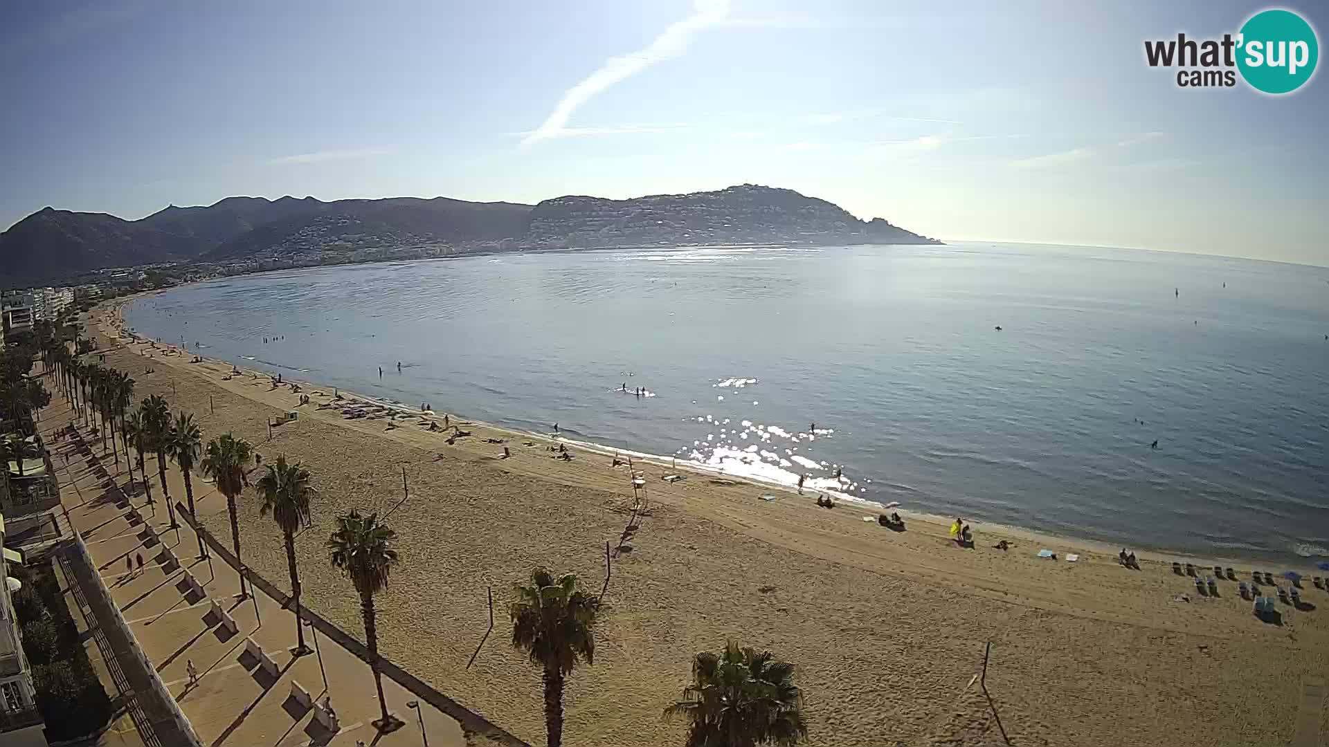 Live cam Roses  – Costa Brava spiaggia – Hotel MonteCarlo