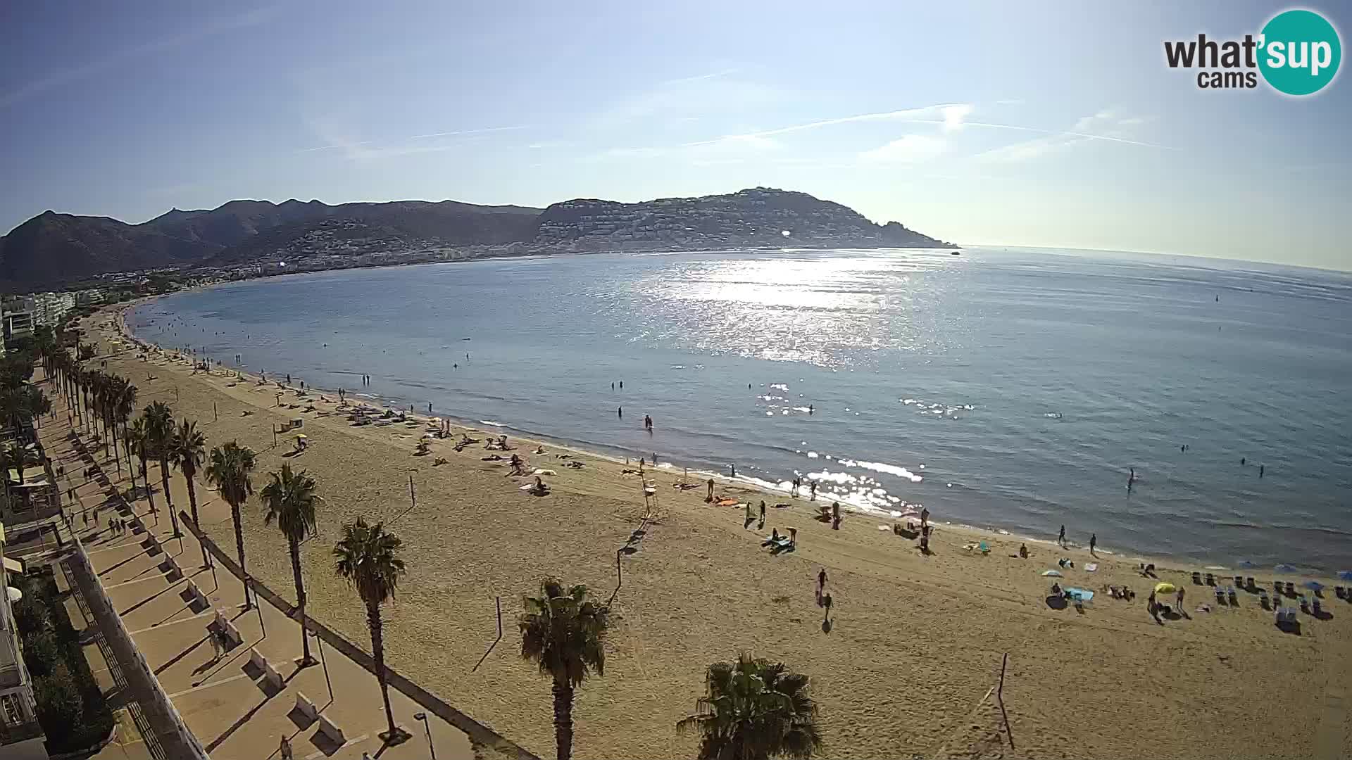 Roses camera en vivo playa Costa Brava- Hotel MonteCarlo