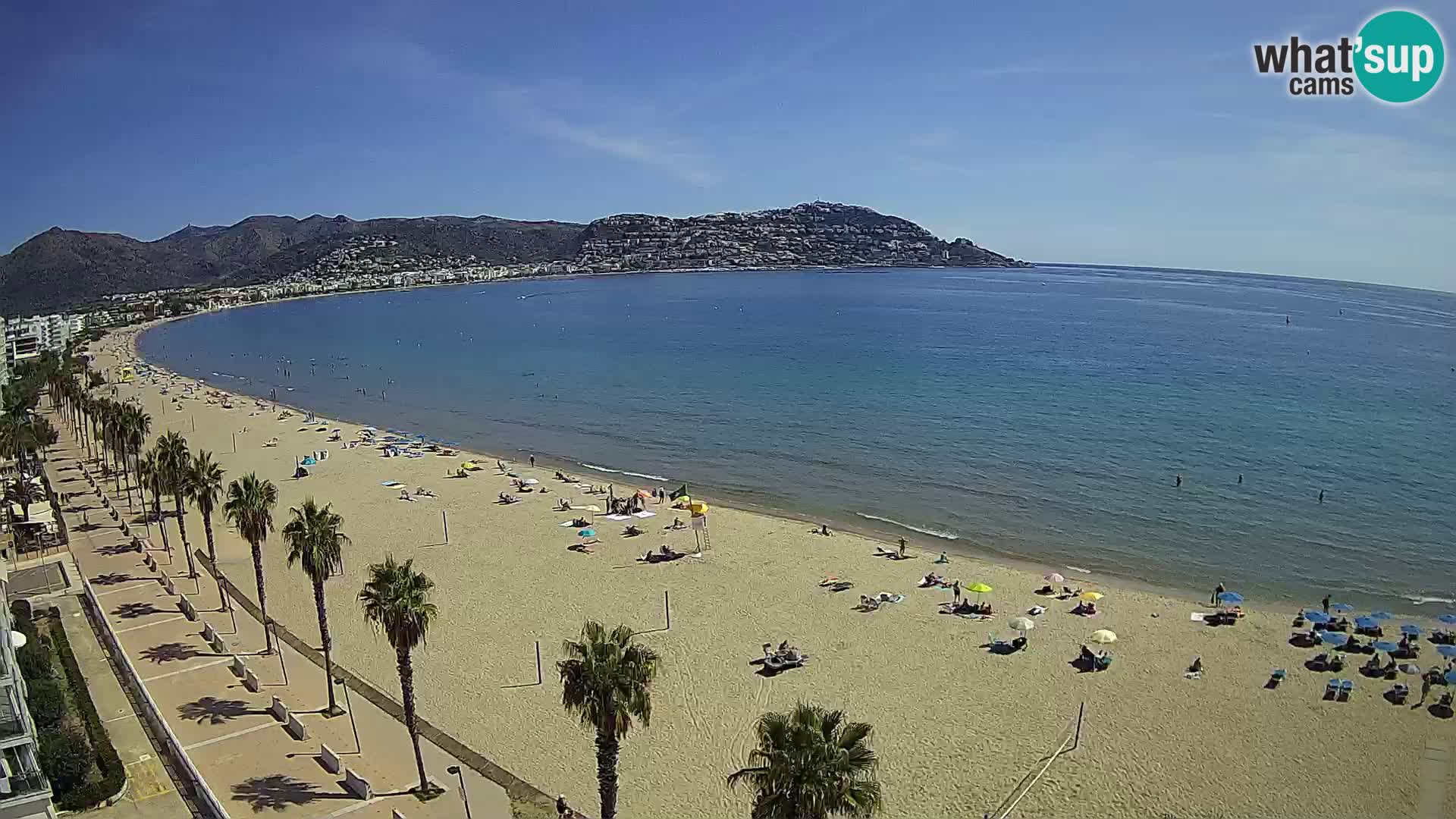 Live cam Roses  – Costa Brava spiaggia – Hotel MonteCarlo