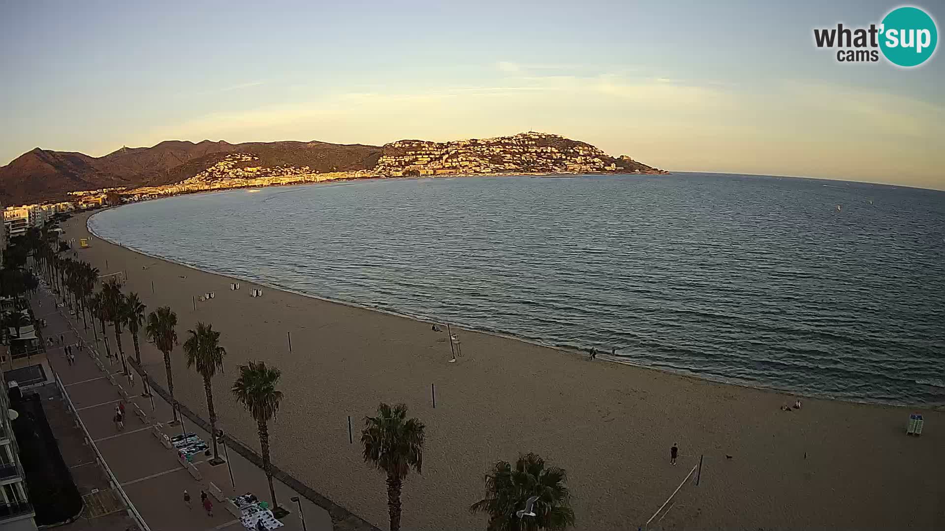 LIVEcam Roses plage Costa Brava – Hotel Montecarlo webcam Espagne