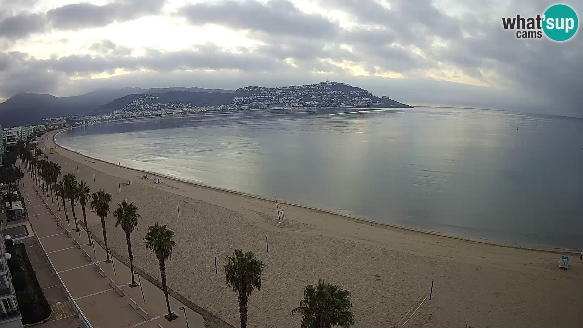 Webcam Costa Brava Roses Strand – Montecarlo Hotel livecam Spanien