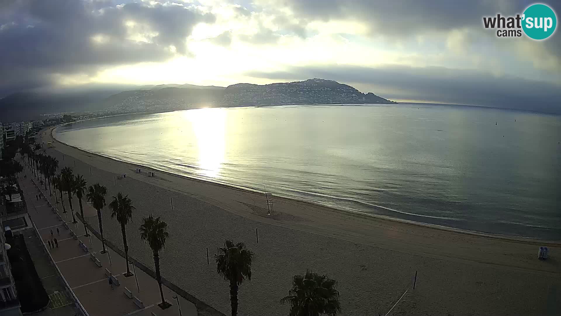 LIVEcam Roses plage Costa Brava – Hotel Montecarlo webcam Espagne
