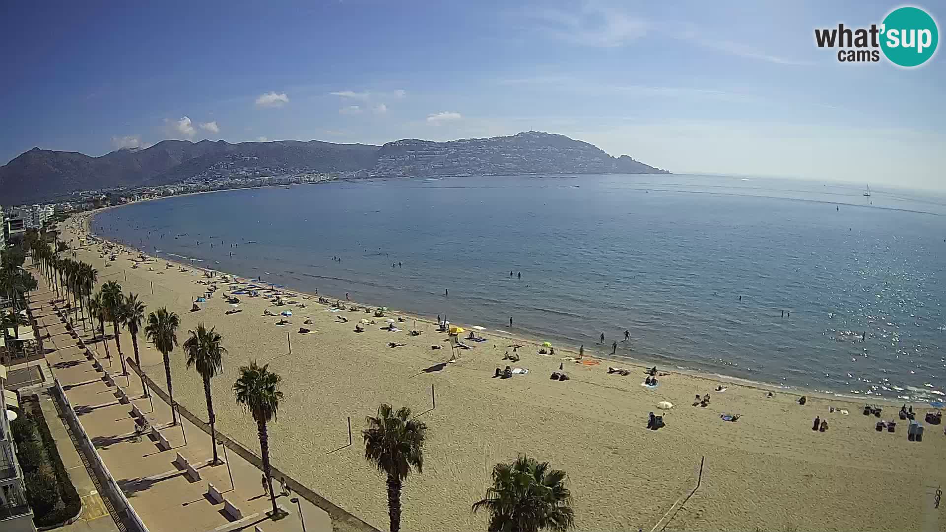 Roses camera en vivo playa Costa Brava- Hotel MonteCarlo