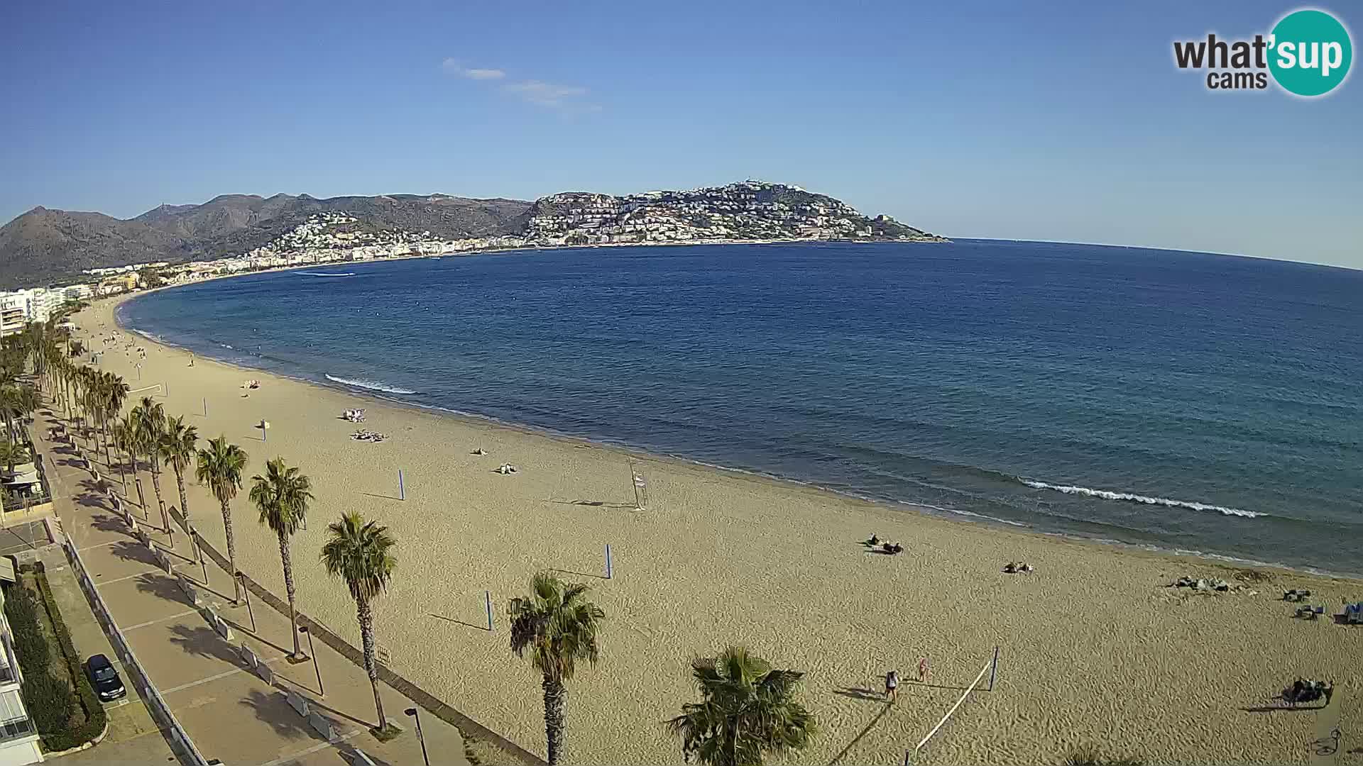 Live cam Roses  – Costa Brava spiaggia – Hotel MonteCarlo