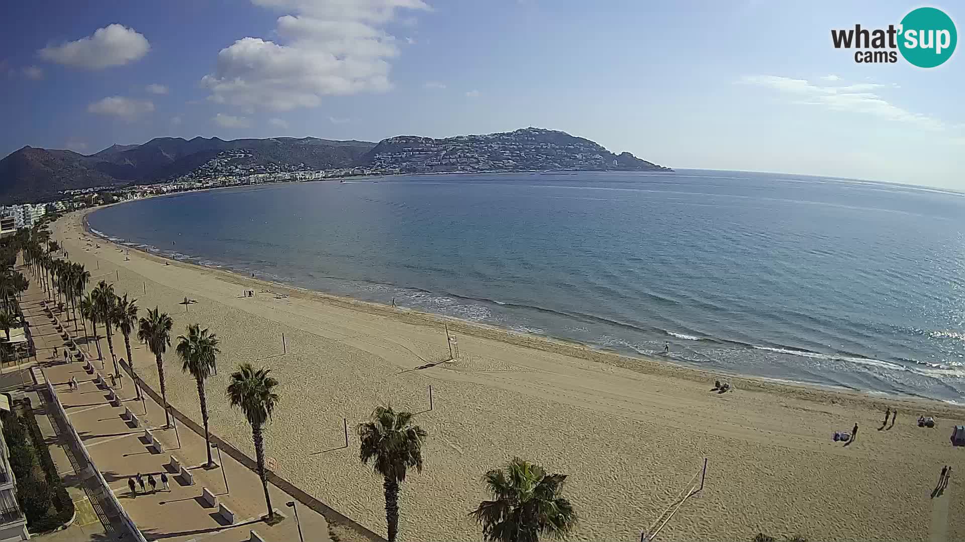 Webcam Costa Brava Roses Strand – Montecarlo Hotel livecam Spanien
